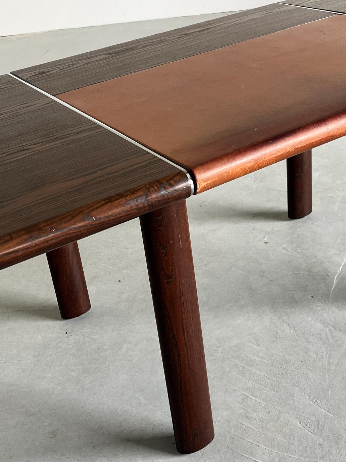 Large Palisander Mid-Century Modern Office Table
