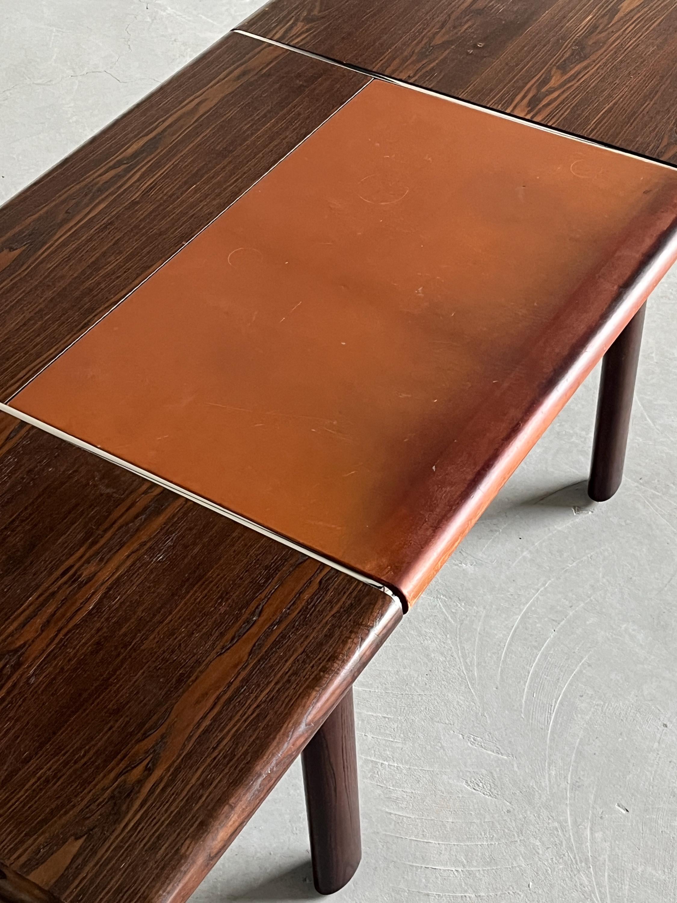 Large Palisander Mid-Century Modern Office Table
