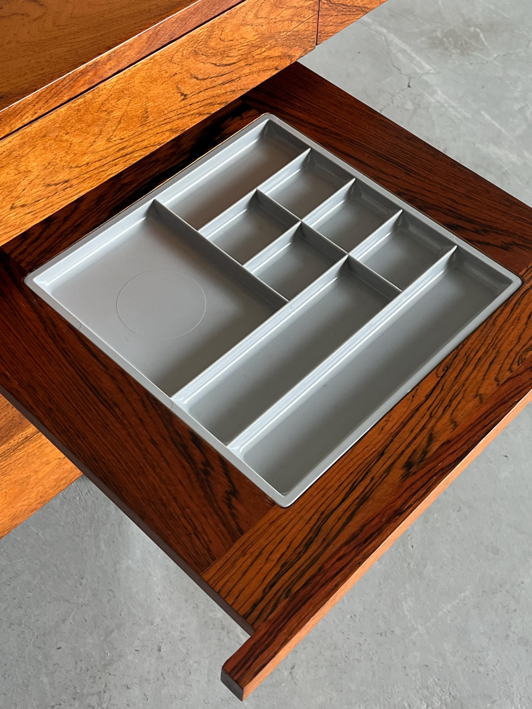 Executive Office Table in Rosewood Veneer