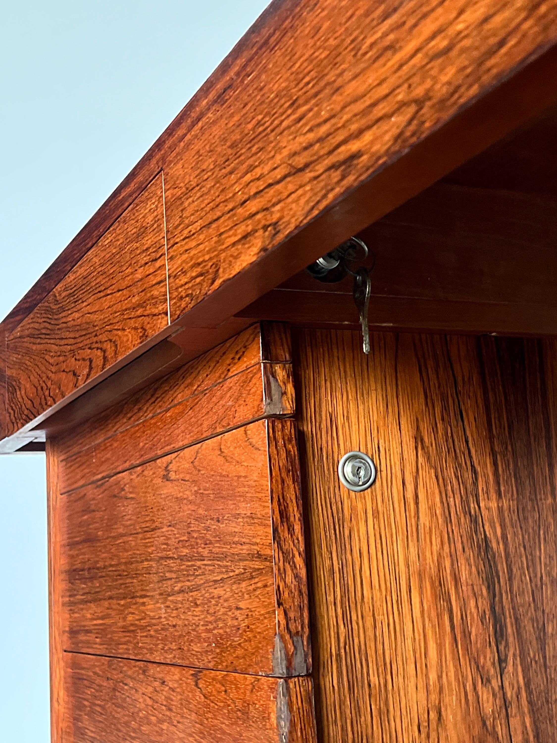 Executive Office Table in Rosewood Veneer