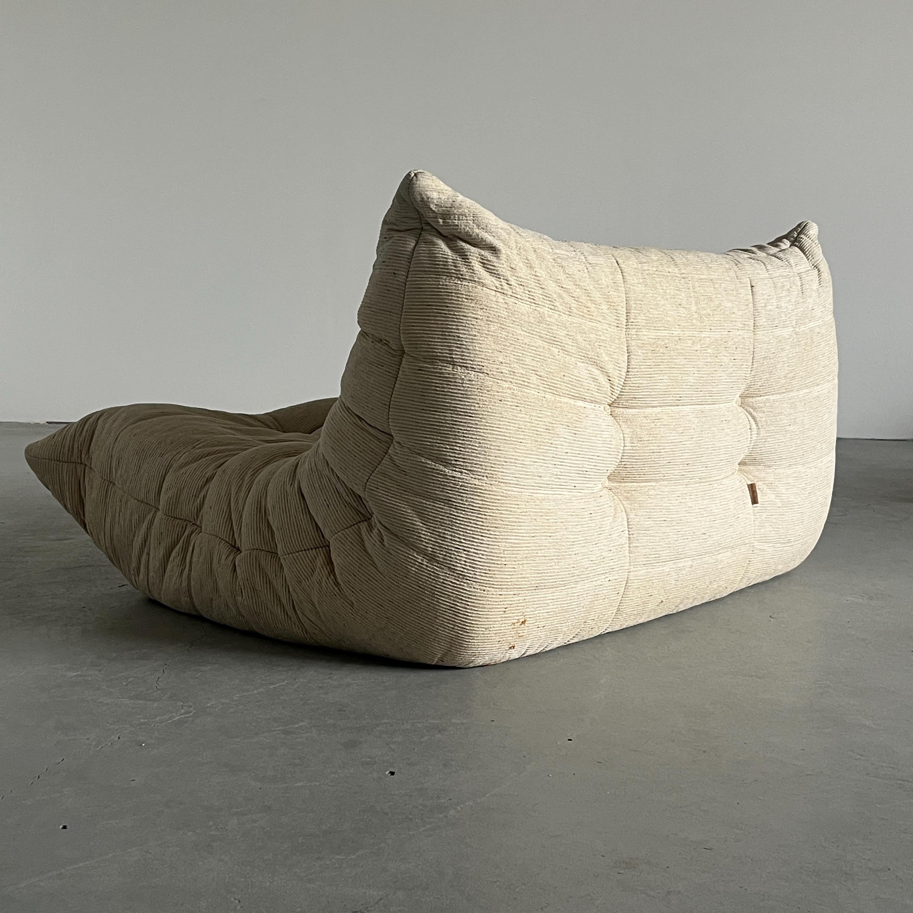 ‘Togo’ Two-Seater Sofa by Michel Ducaroy for Ligne Roset