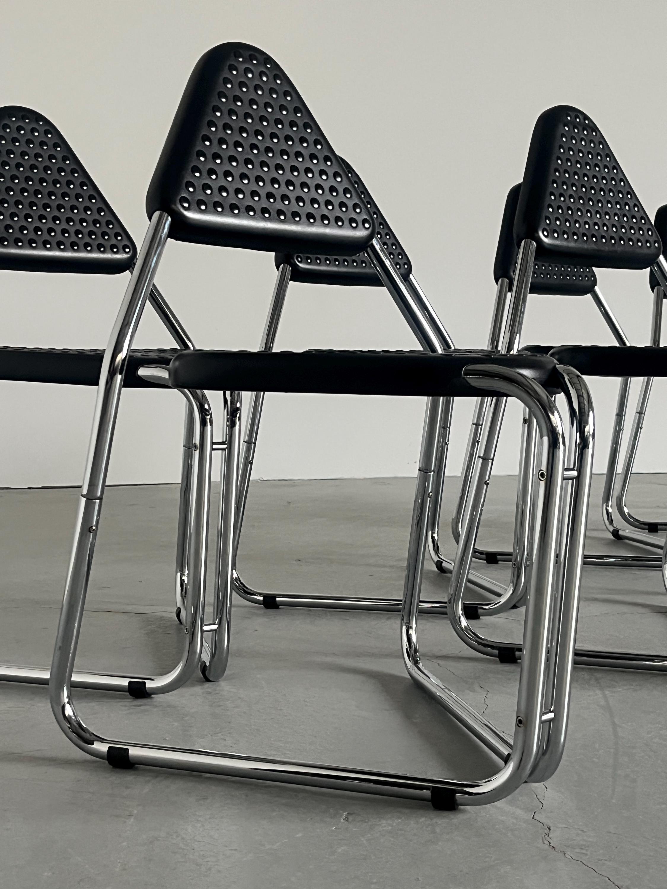 Memphis Style Triangular Dining Chairs