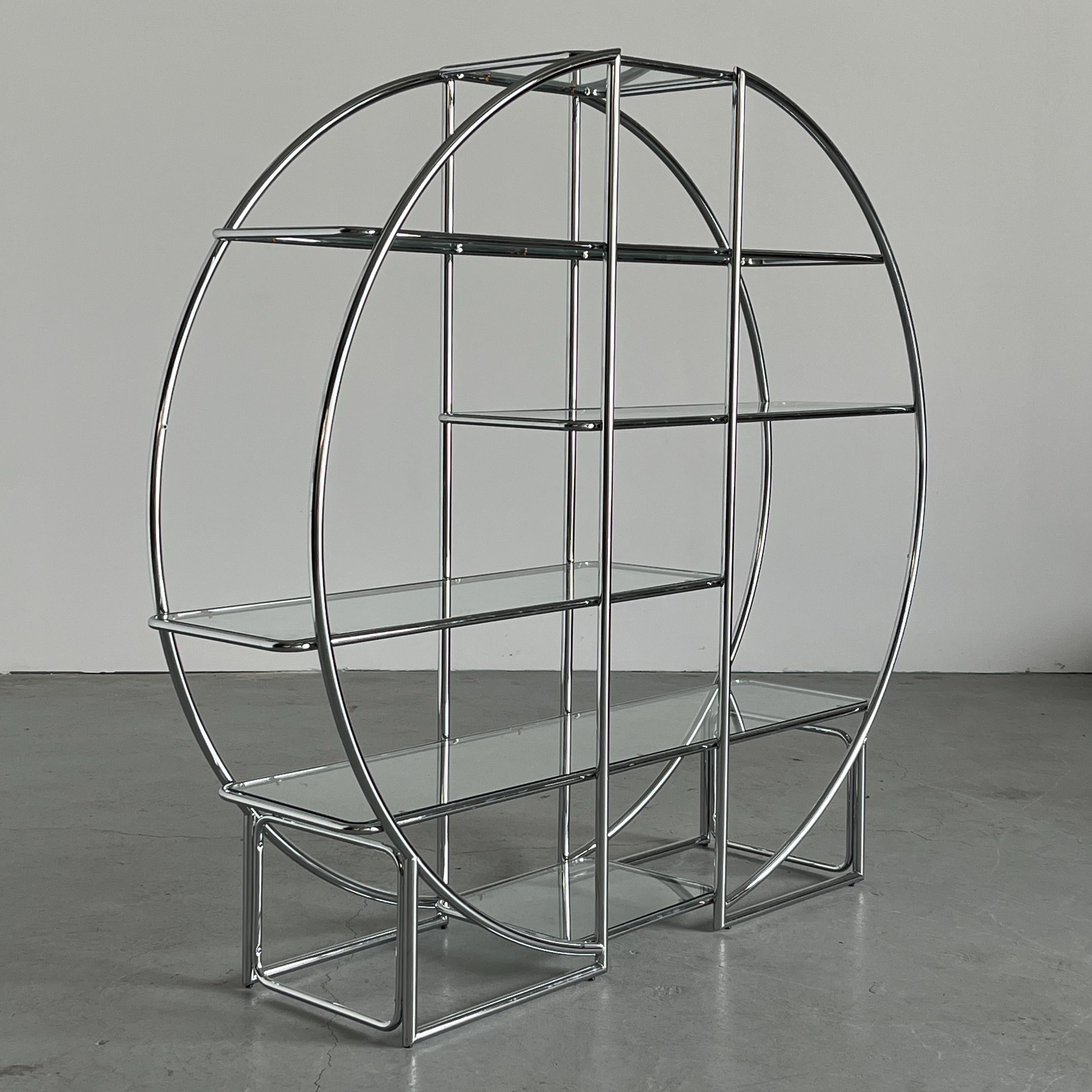 Bauhaus Round Etagere or Room Divider