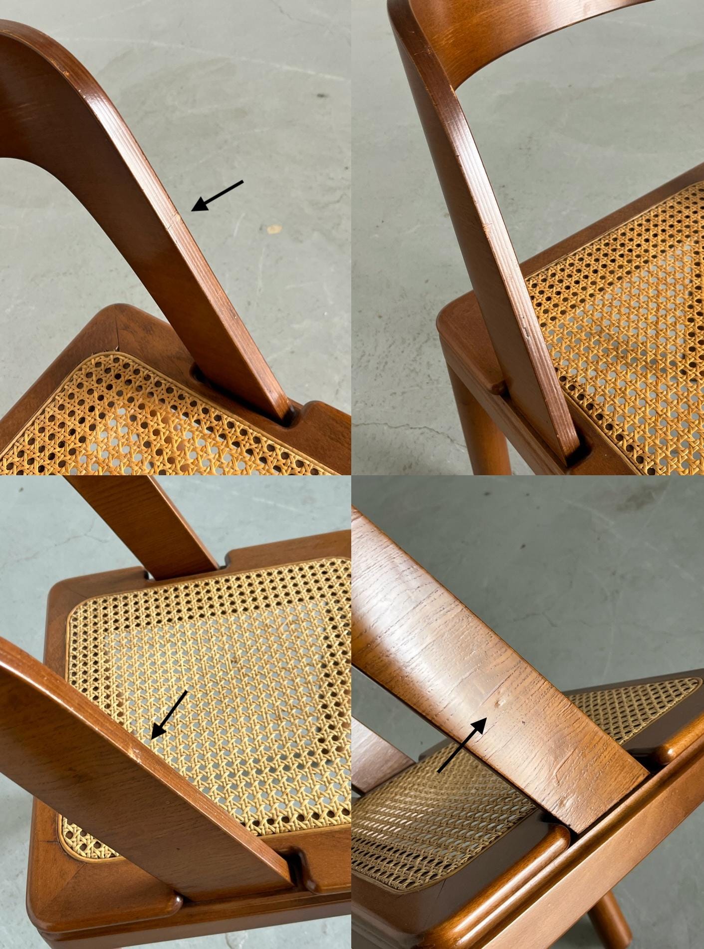 Vintage Italian Dining Chairs by RB Rossana