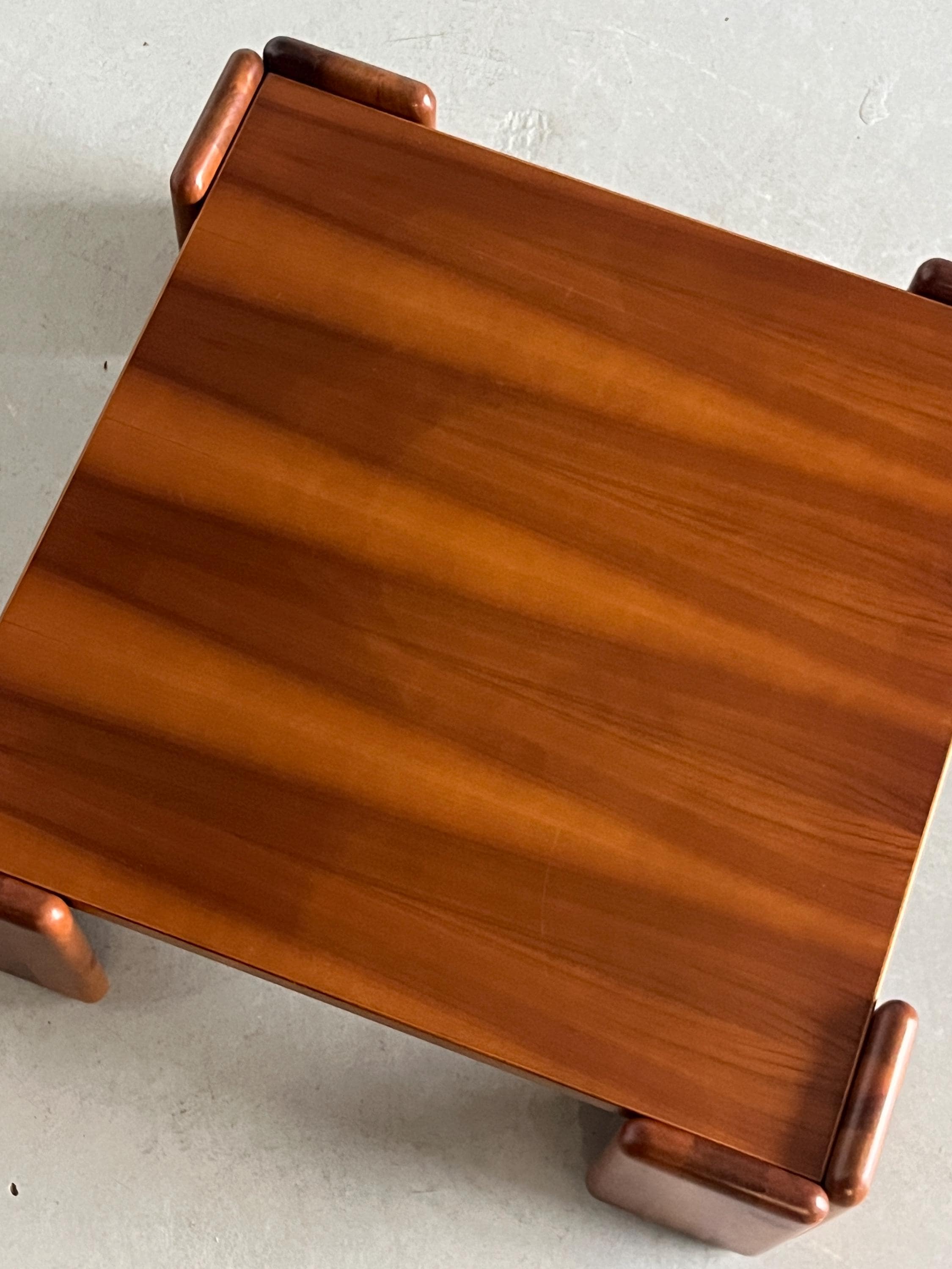 Sapporo Walnut Coffee Table by Mario Marenco for Mobilgirgi