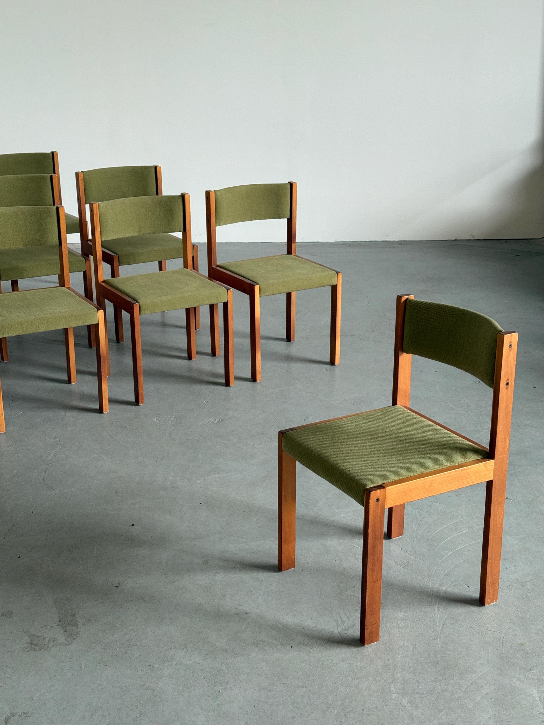 Constructivist Solid Wood Dining Chairs