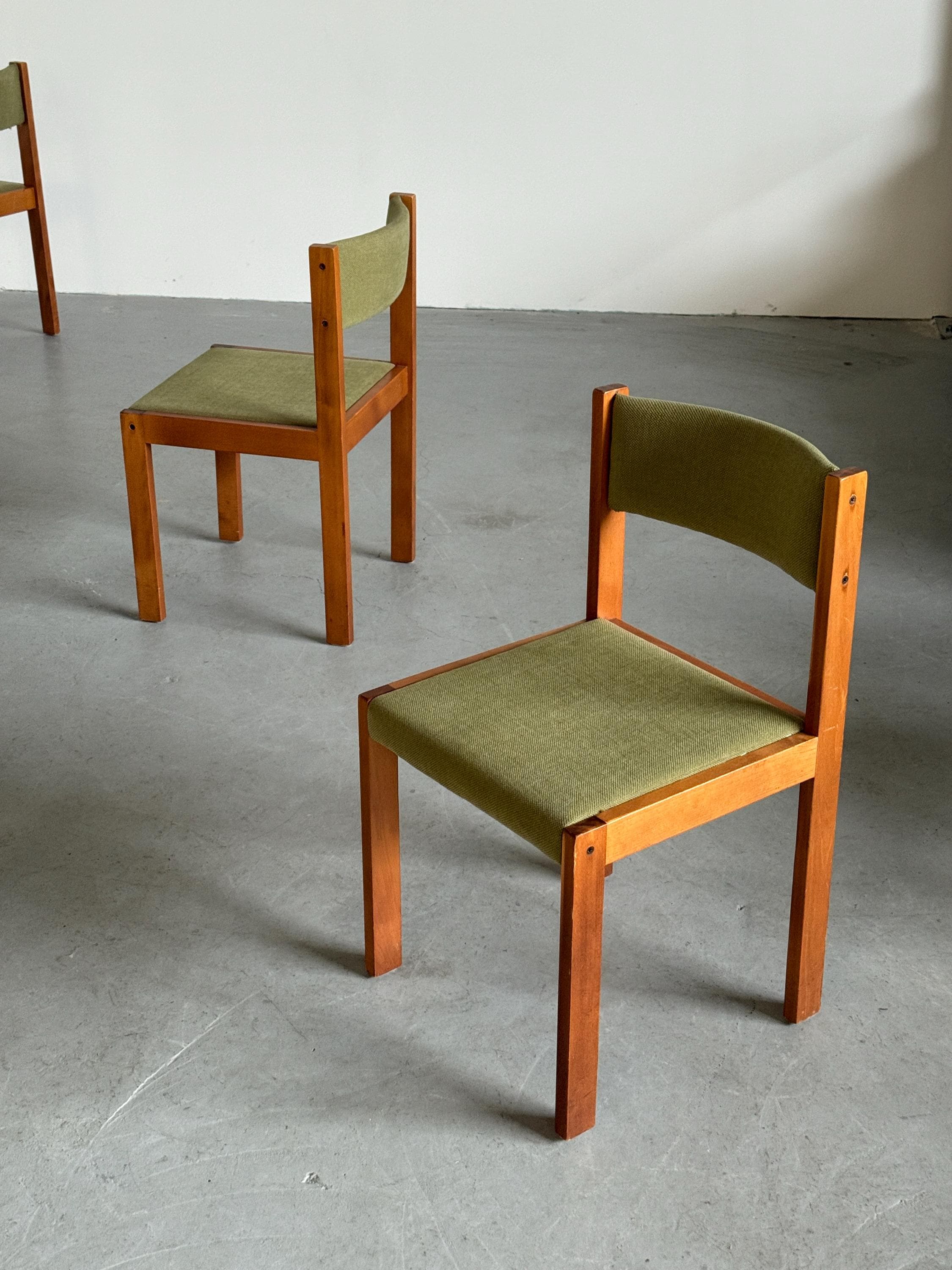 Constructivist Solid Wood Dining Chairs