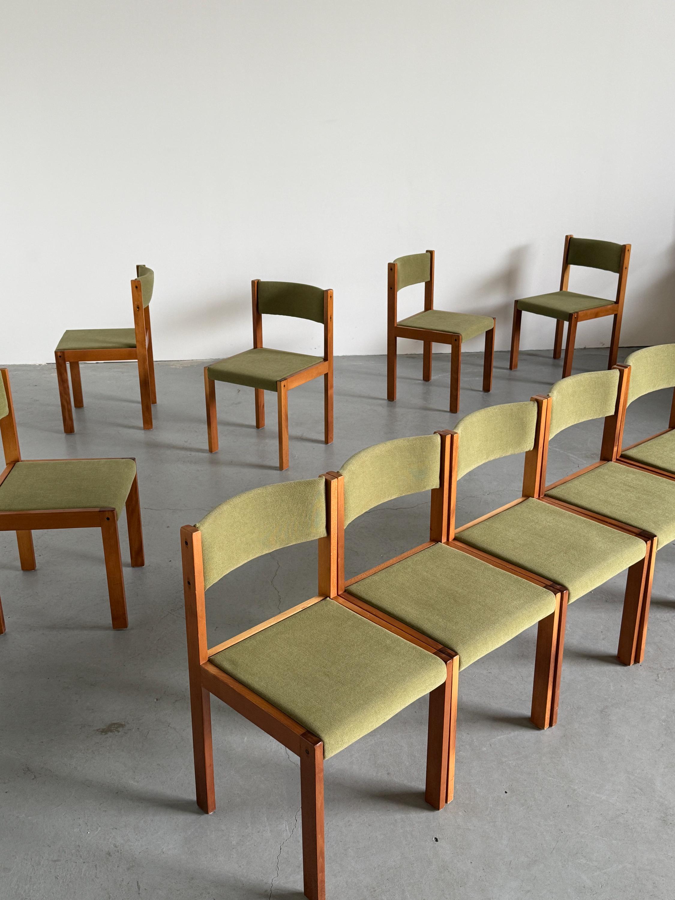 Constructivist Solid Wood Dining Chairs