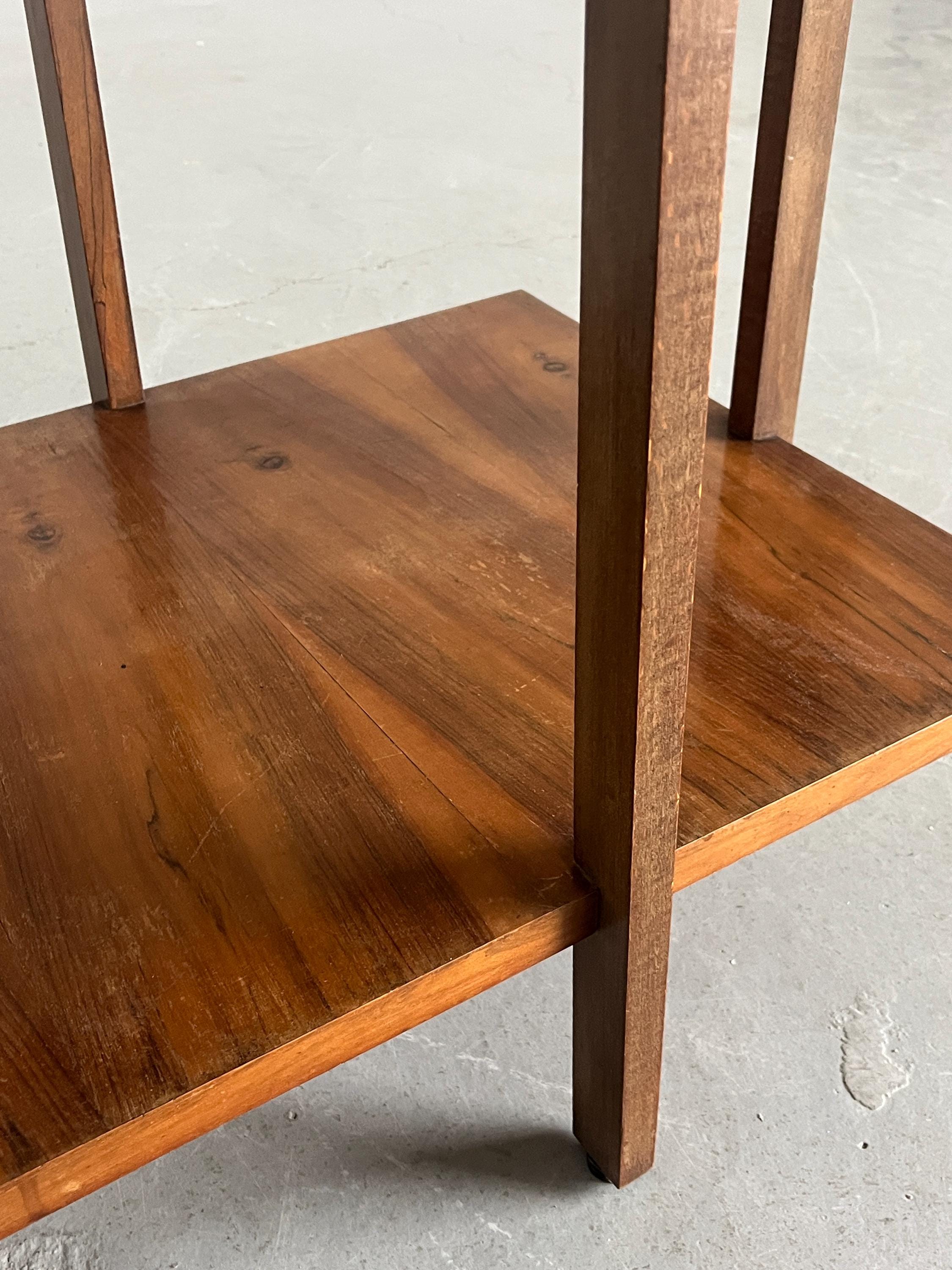 Art Deco Checkerboard Side Table