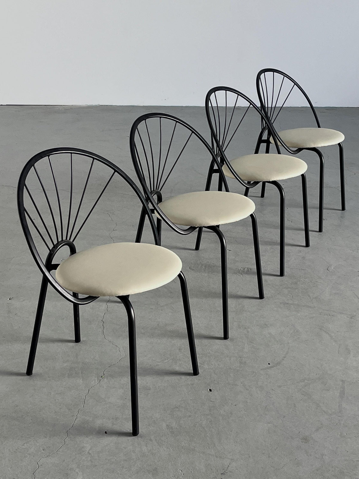 Circular Garden Chairs in Style of Paolo Pallucco