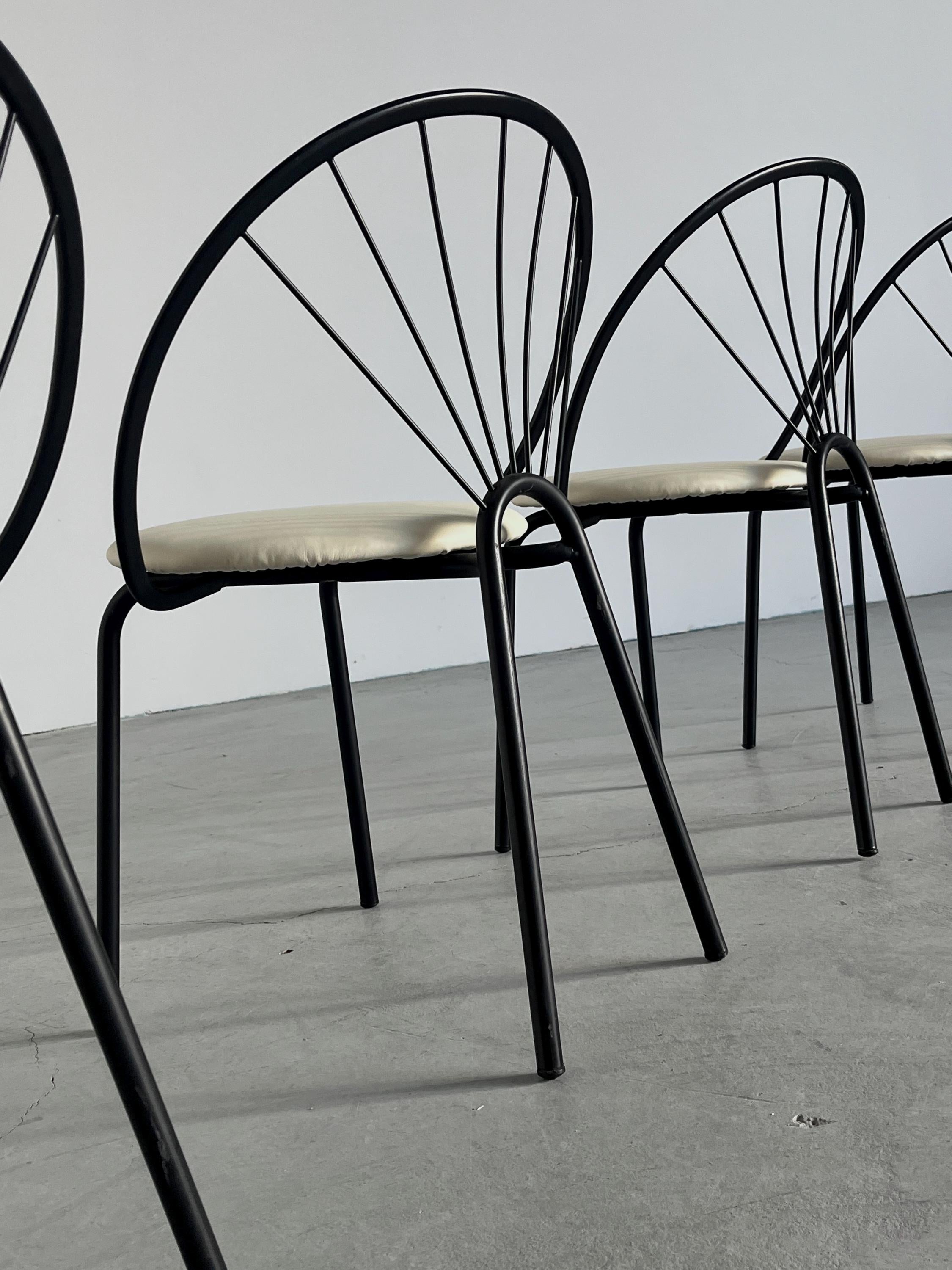 Circular Garden Chairs in Style of Paolo Pallucco