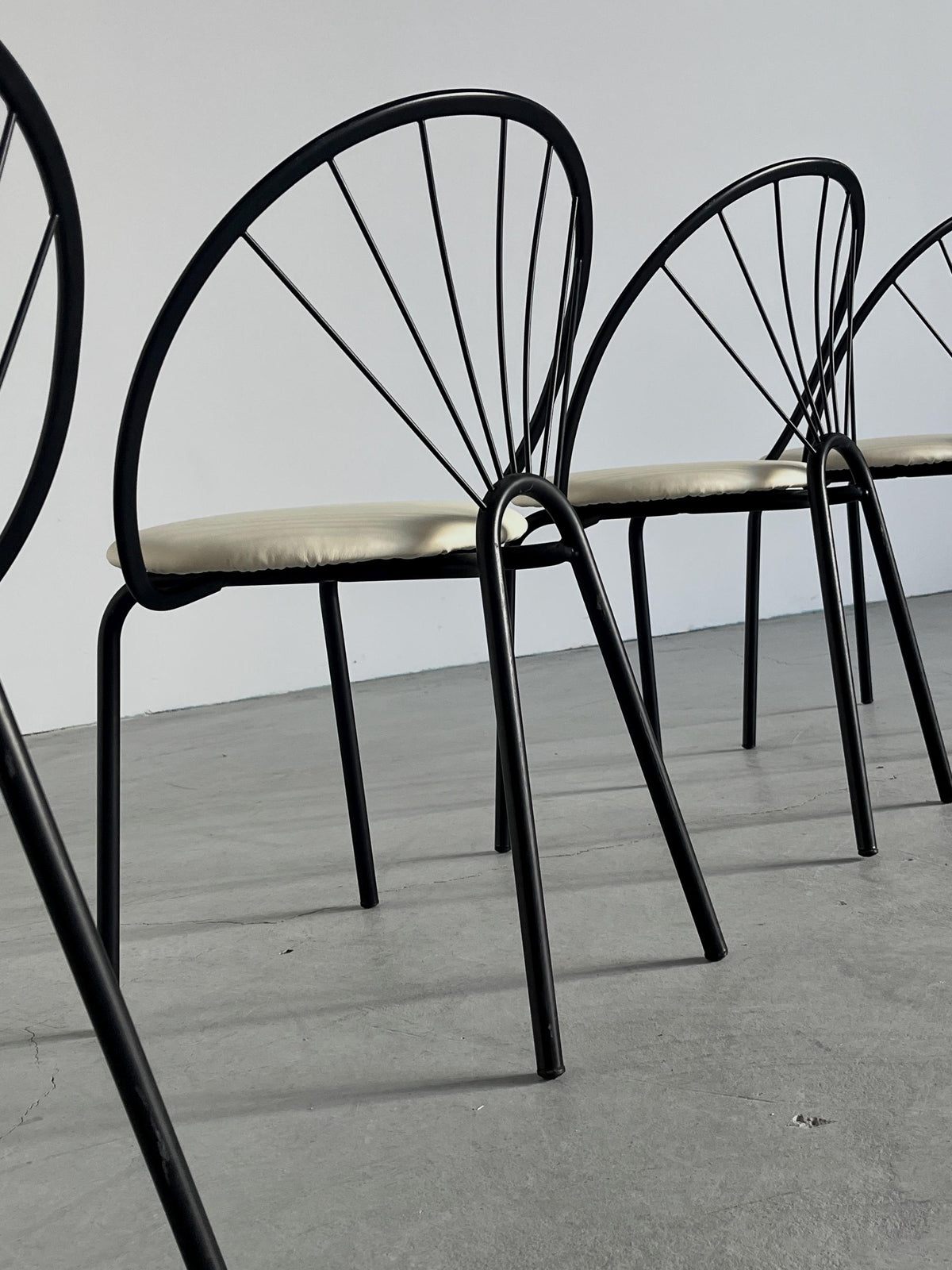 Circular Garden Chairs in Style of Paolo Pallucco