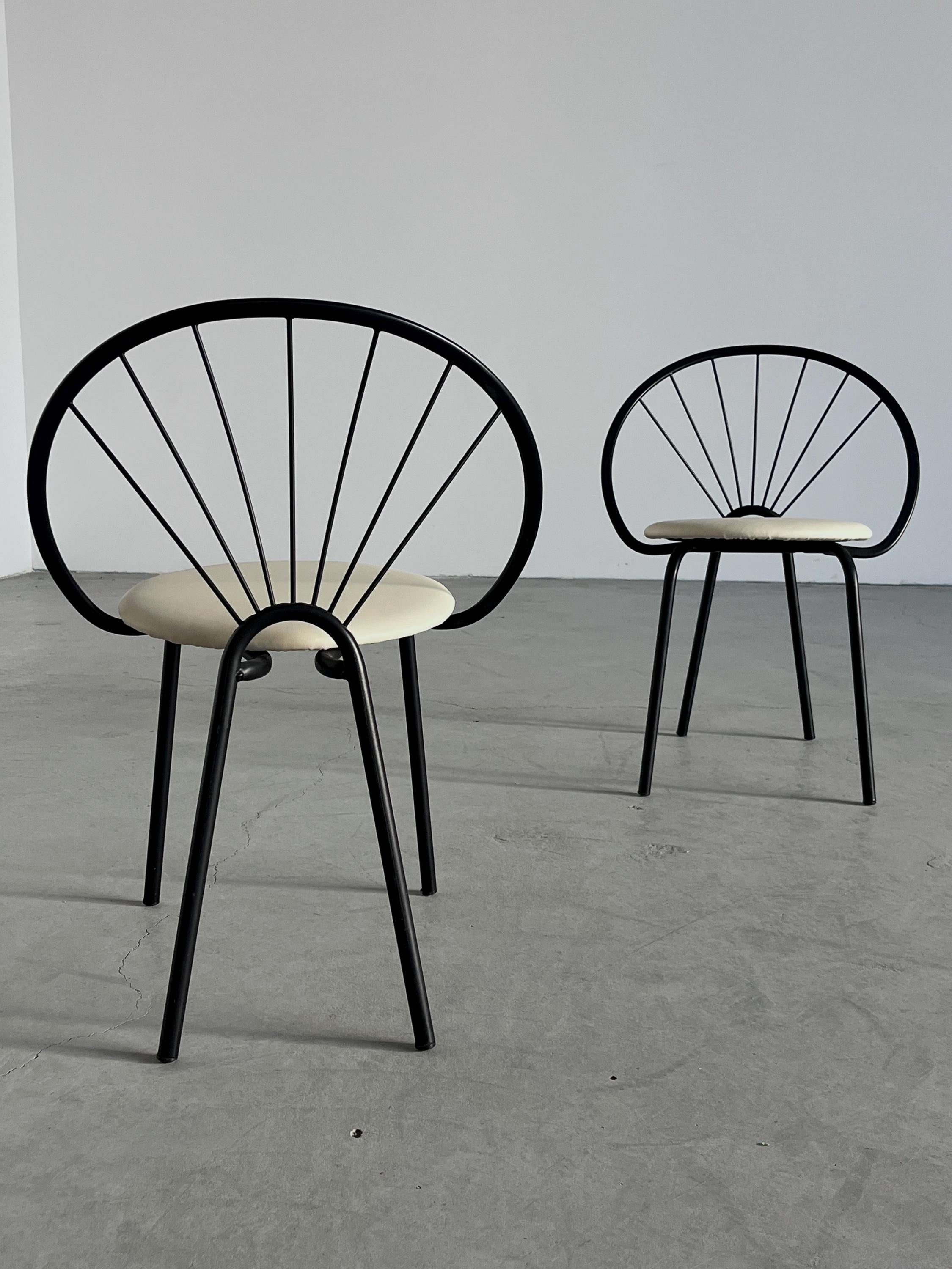 Circular Garden Chairs in Style of Paolo Pallucco