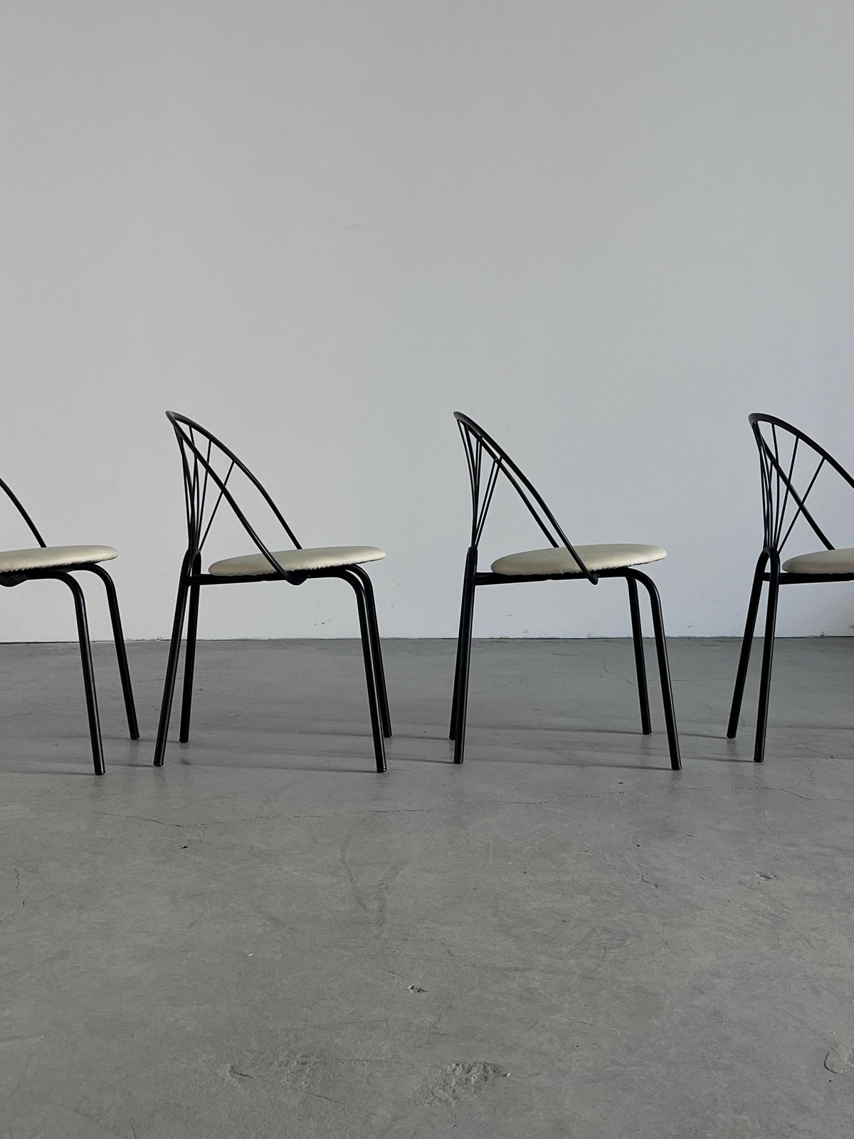 Circular Garden Chairs in Style of Paolo Pallucco