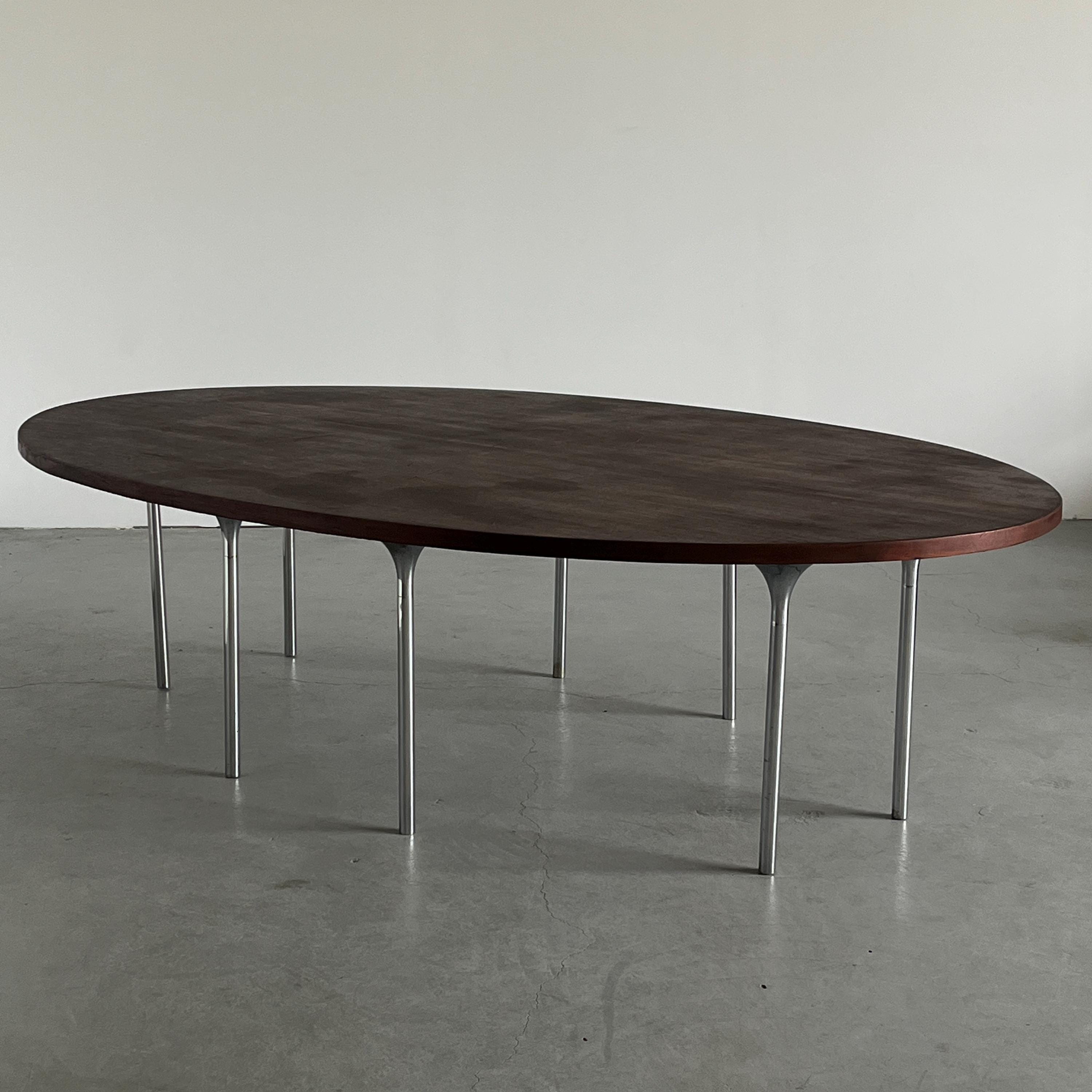 Large Mid-Century Conference Table