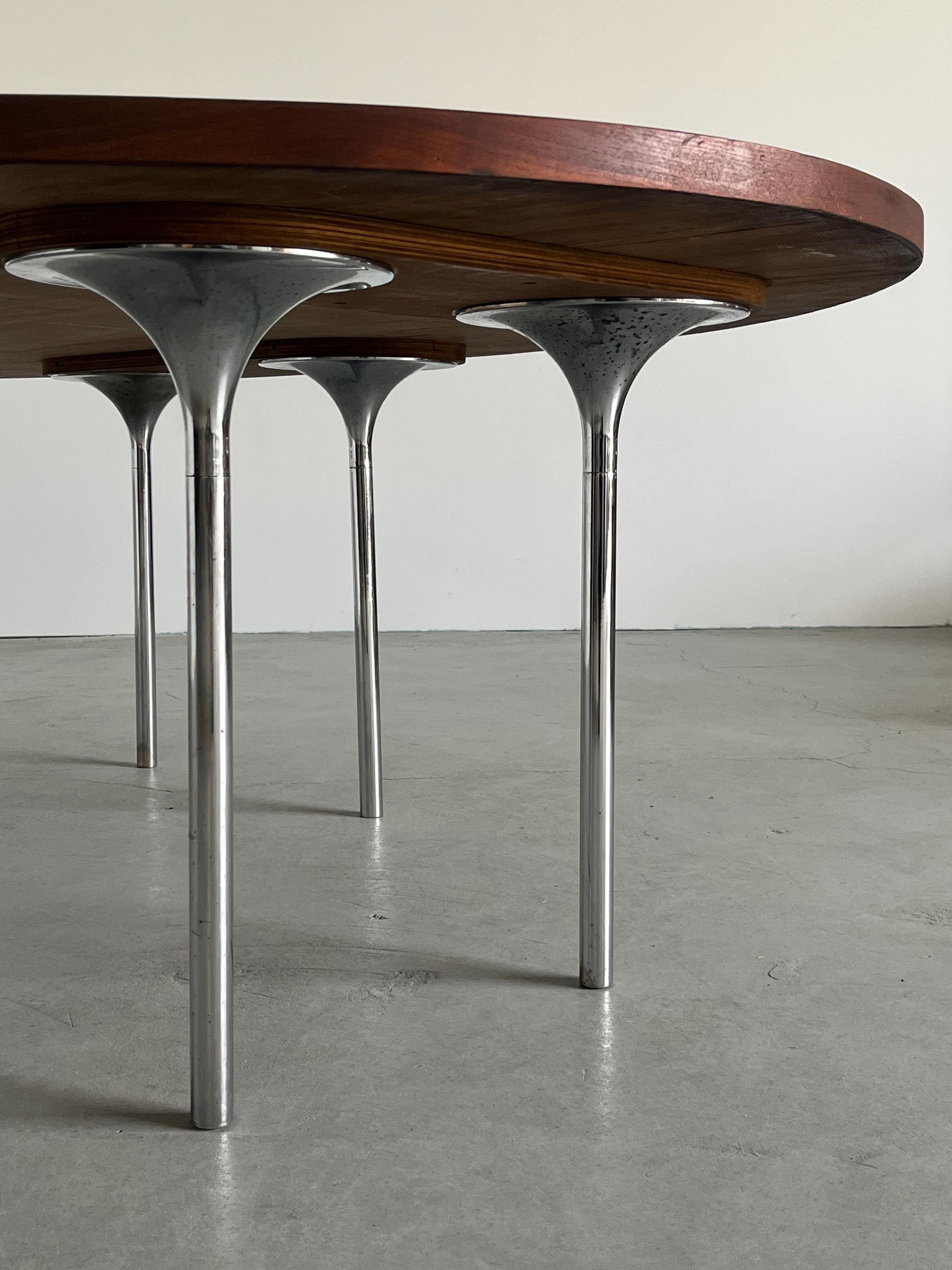 Large Mid-Century Conference Table