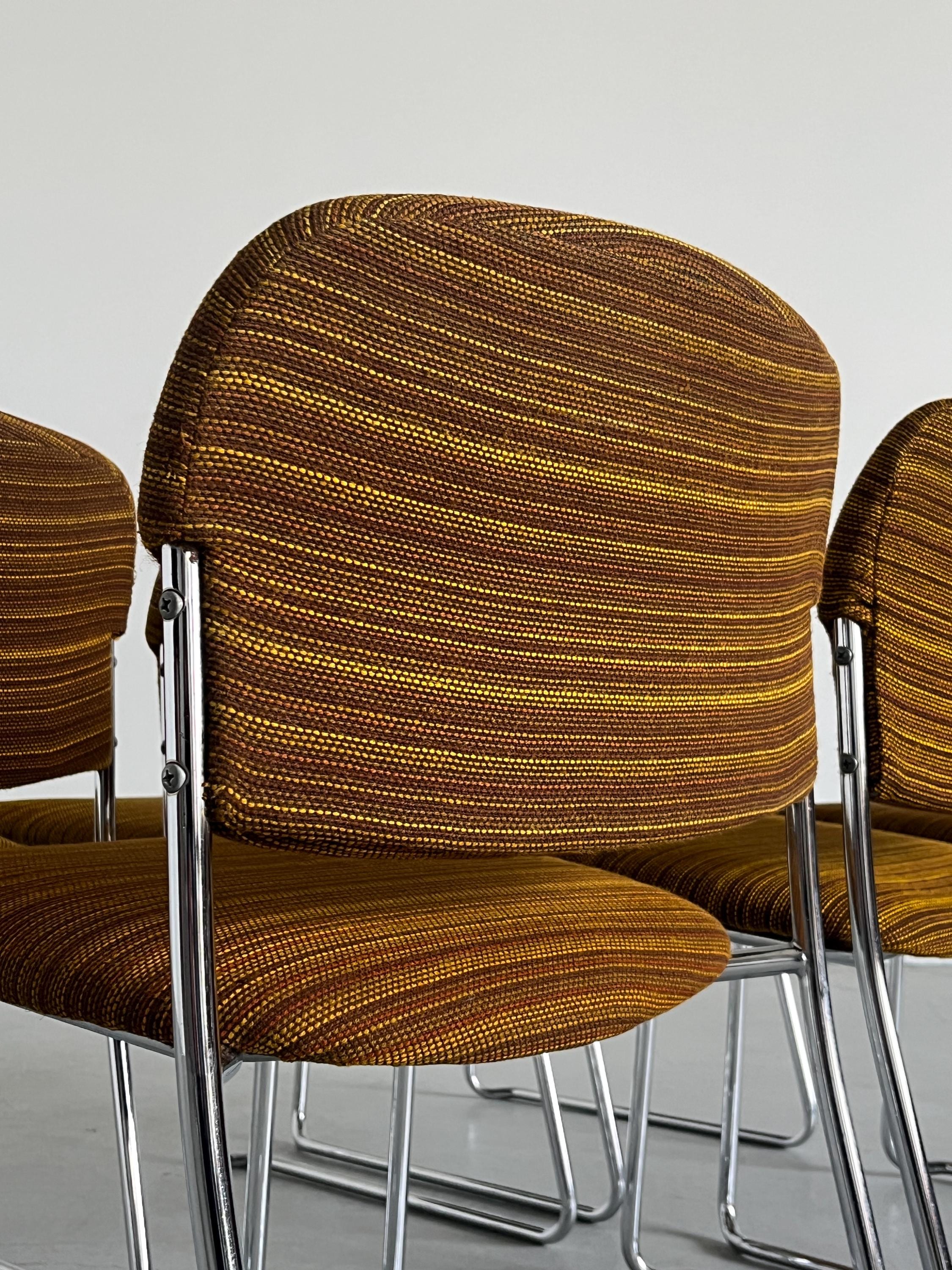 Gerd Lange Dining Chairs for Drabert