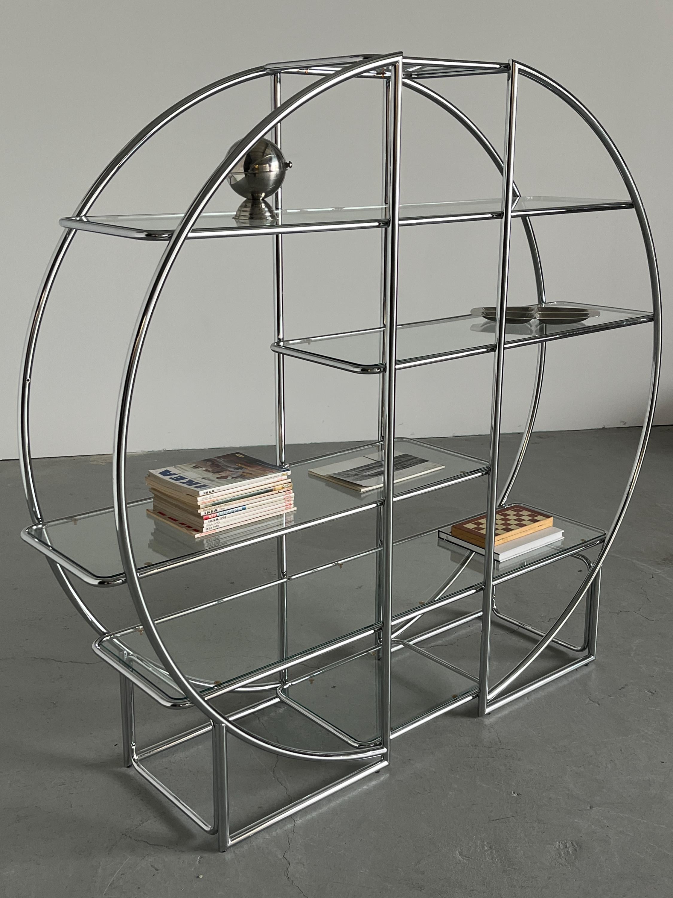 Bauhaus Round Etagere or Room Divider