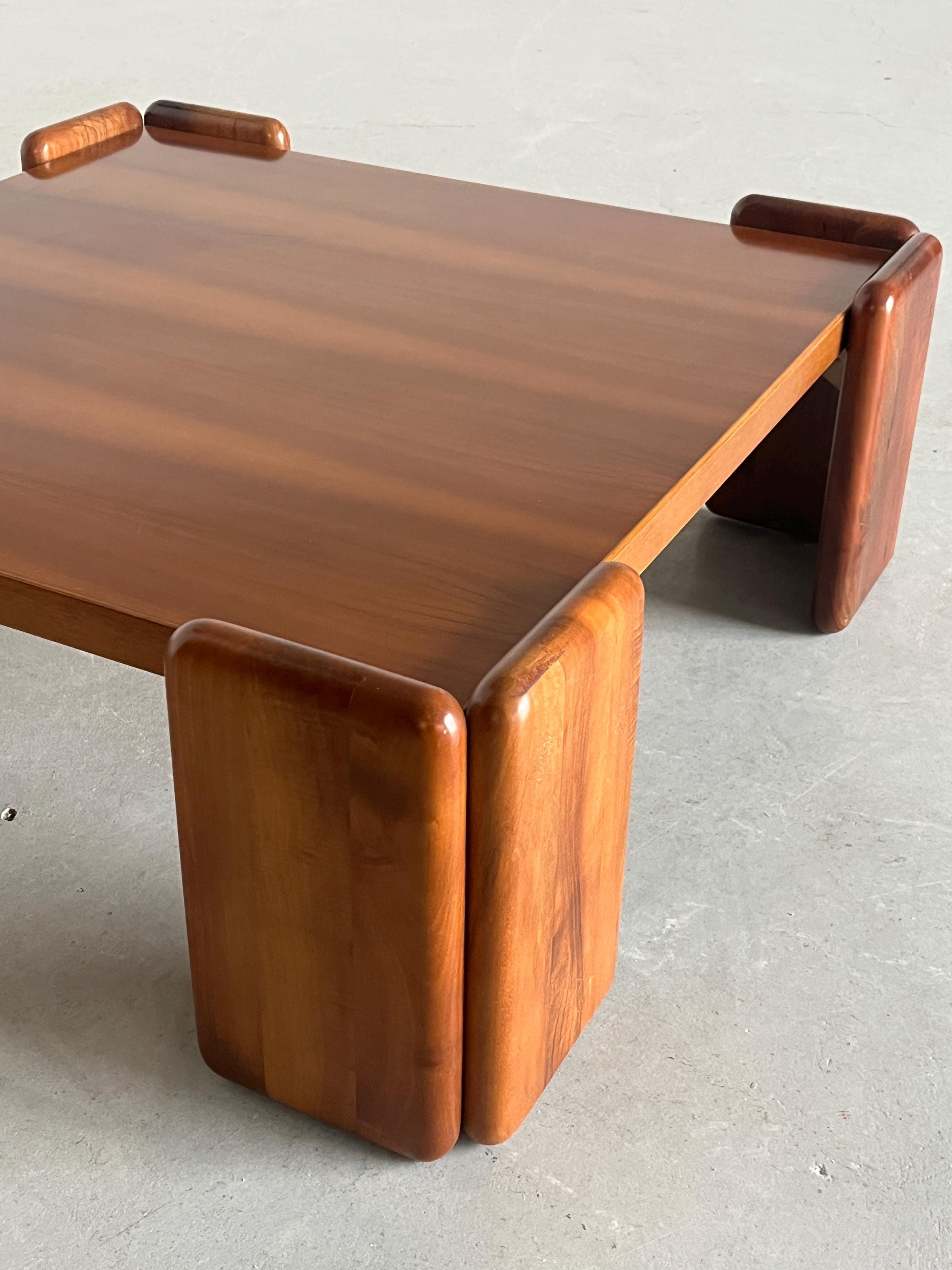 Sapporo Walnut Coffee Table by Mario Marenco for Mobilgirgi
