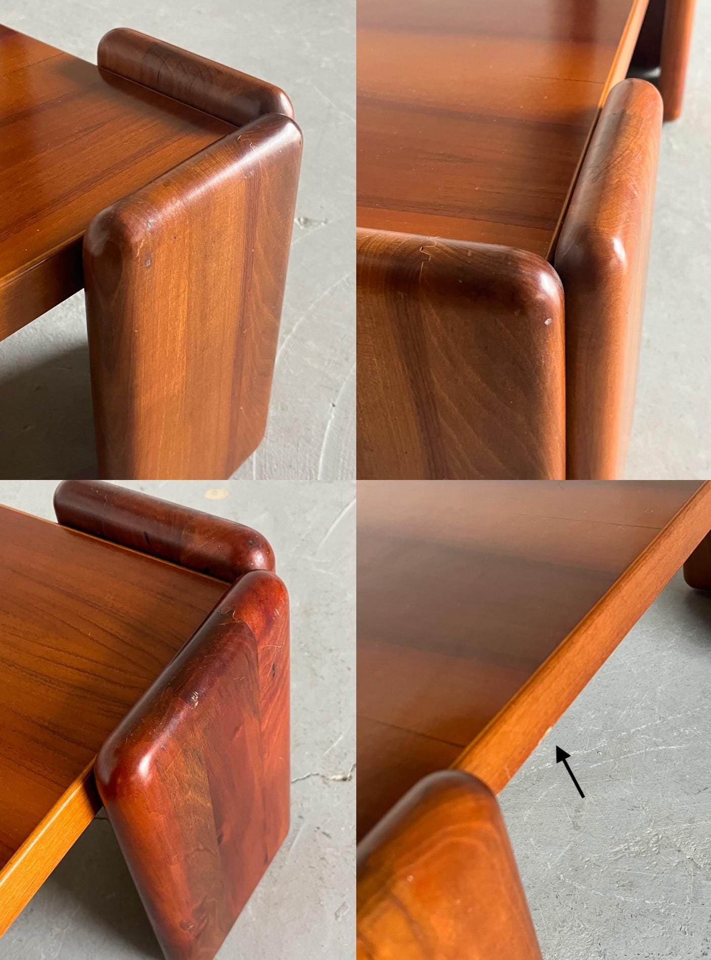 Sapporo Walnut Coffee Table by Mario Marenco for Mobilgirgi