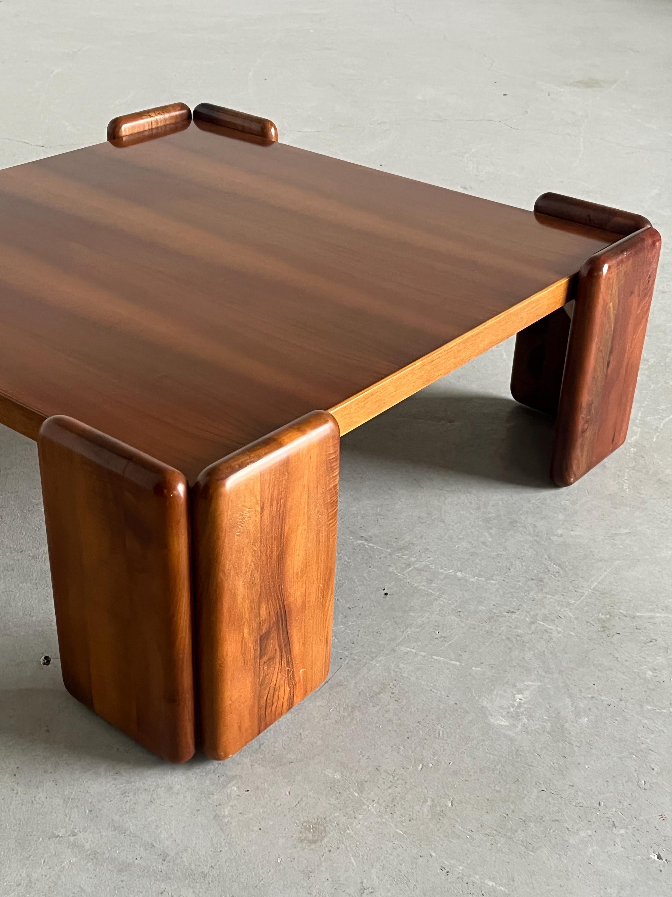 Sapporo Walnut Coffee Table by Mario Marenco for Mobilgirgi