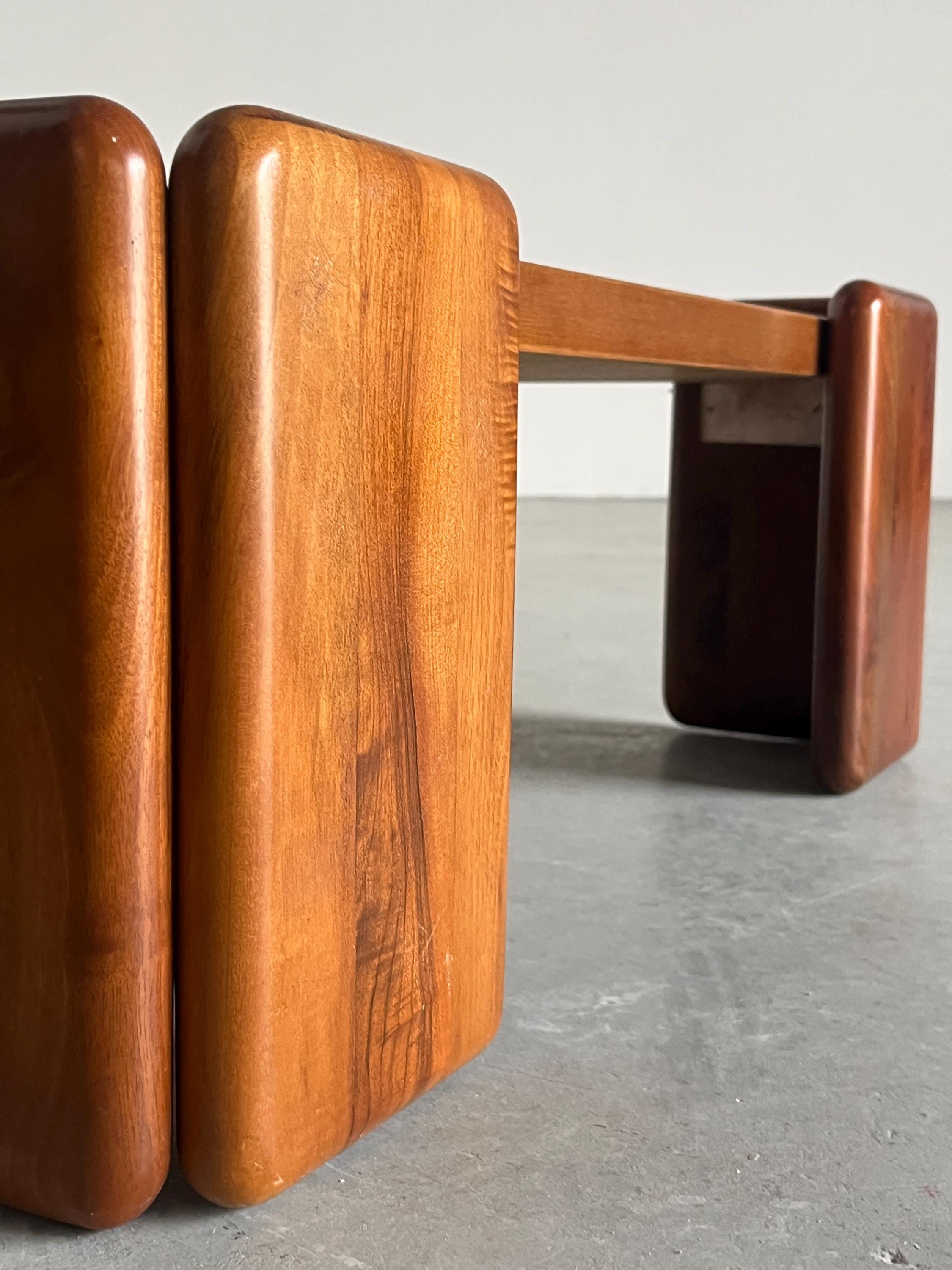 Sapporo Walnut Coffee Table by Mario Marenco for Mobilgirgi