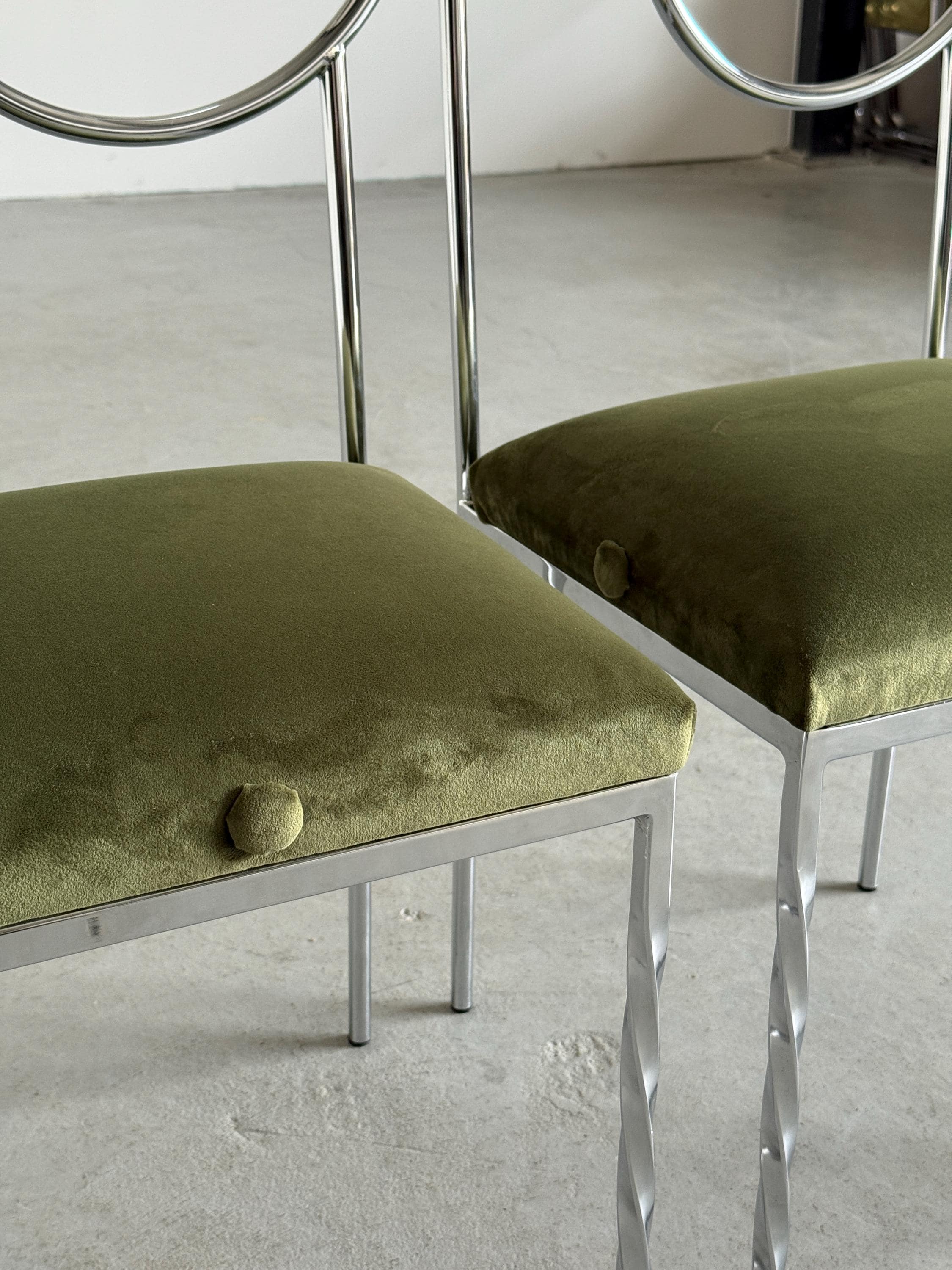 “Suspiral” Chairs by Luigi Serafini for Sawaya &amp; Moroni