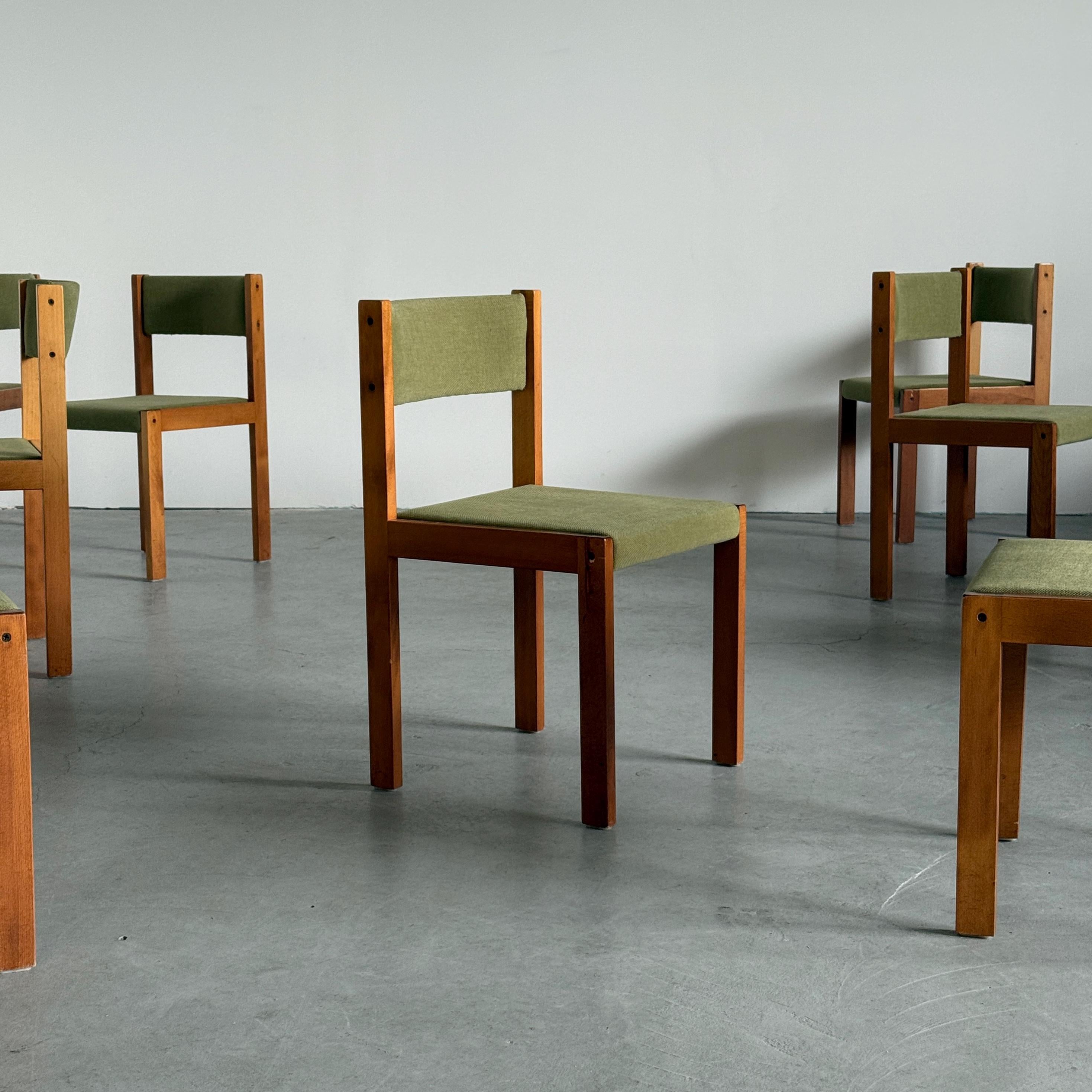 Constructivist Solid Wood Dining Chairs