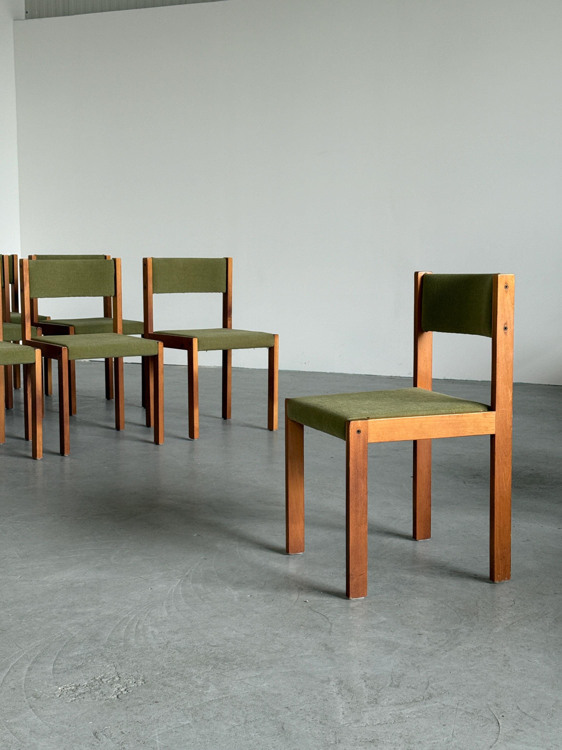 Constructivist Solid Wood Dining Chairs