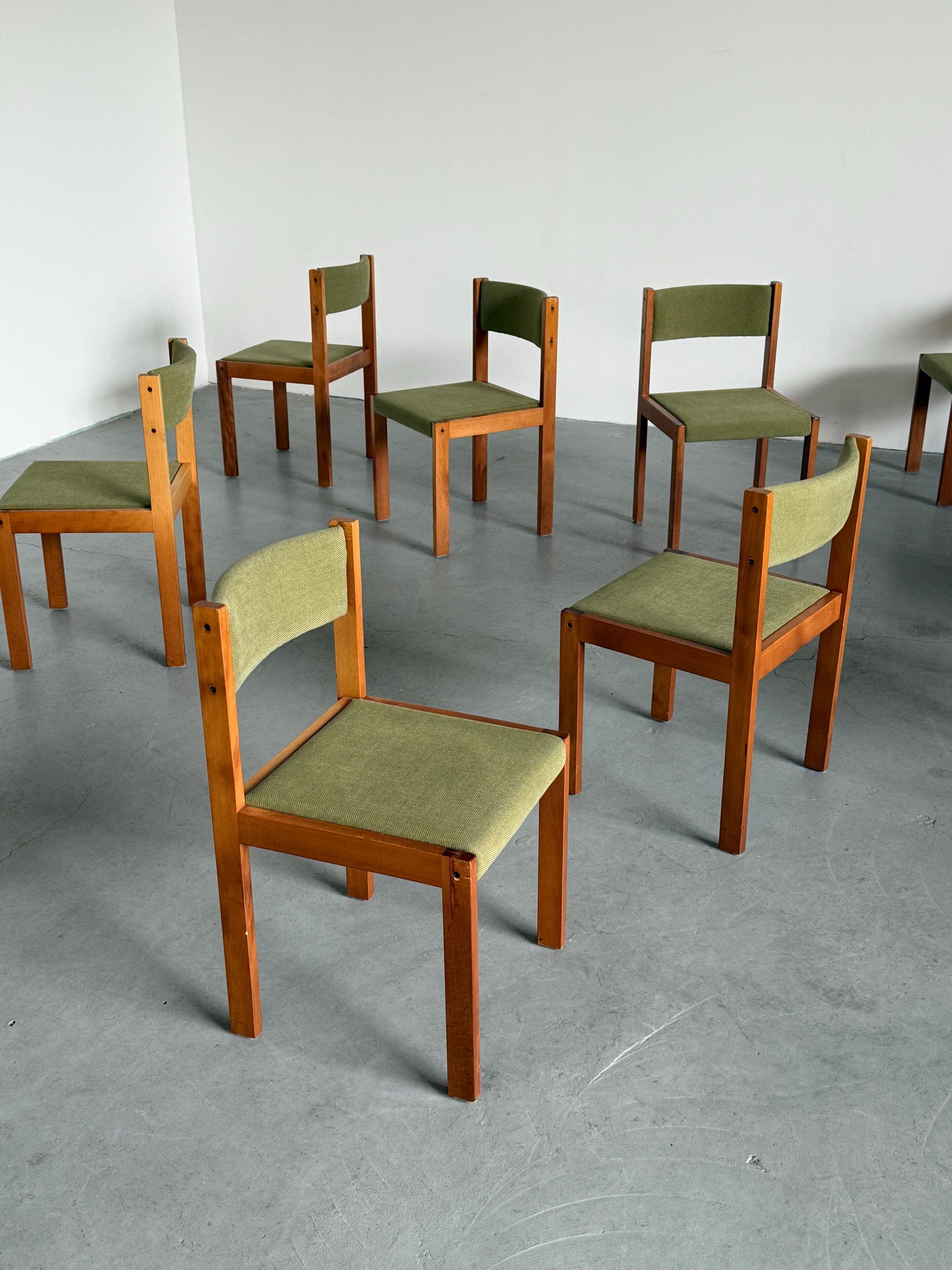 Constructivist Solid Wood Dining Chairs