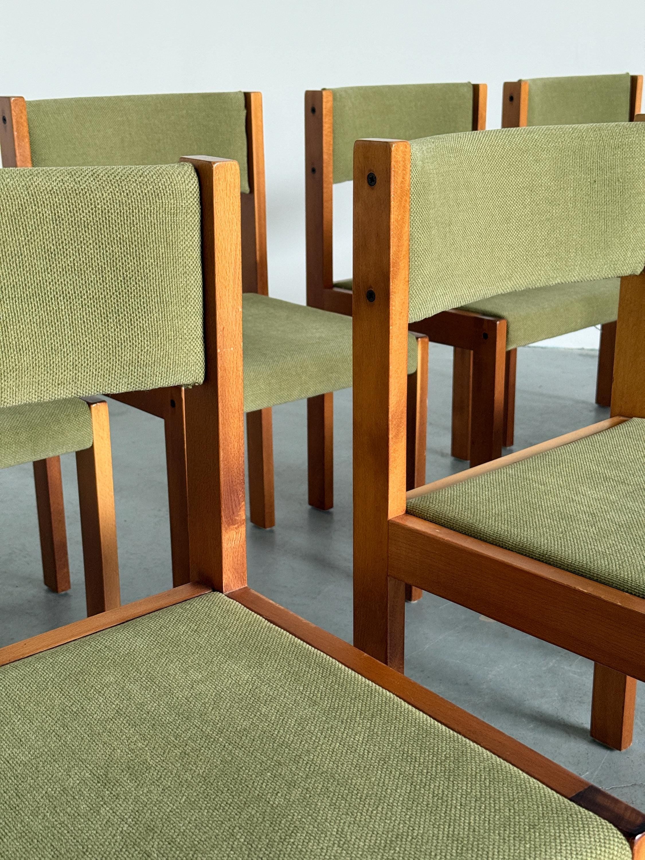 Constructivist Solid Wood Dining Chairs