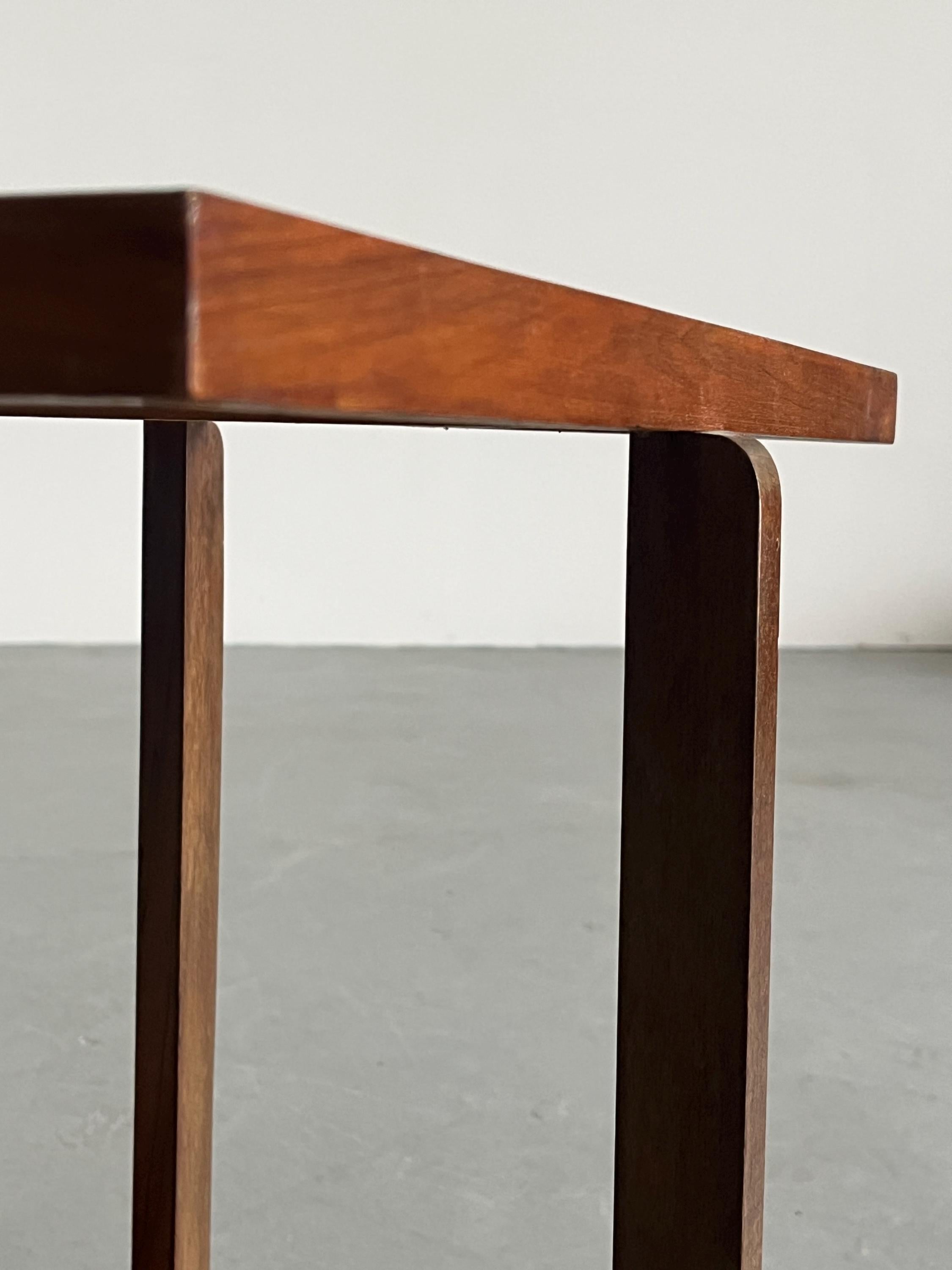 Art Deco Checkerboard Side Table