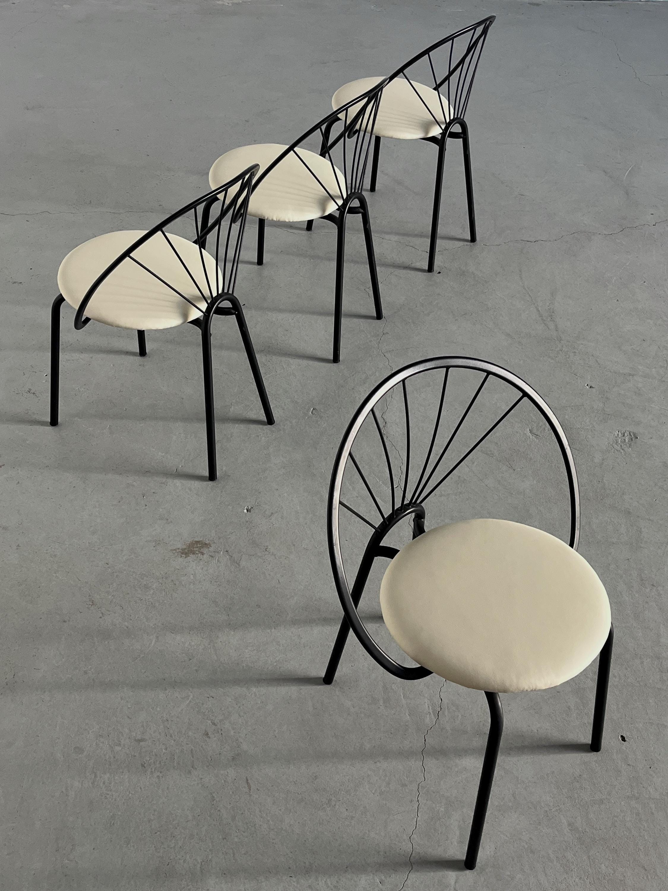 Circular Garden Chairs in Style of Paolo Pallucco