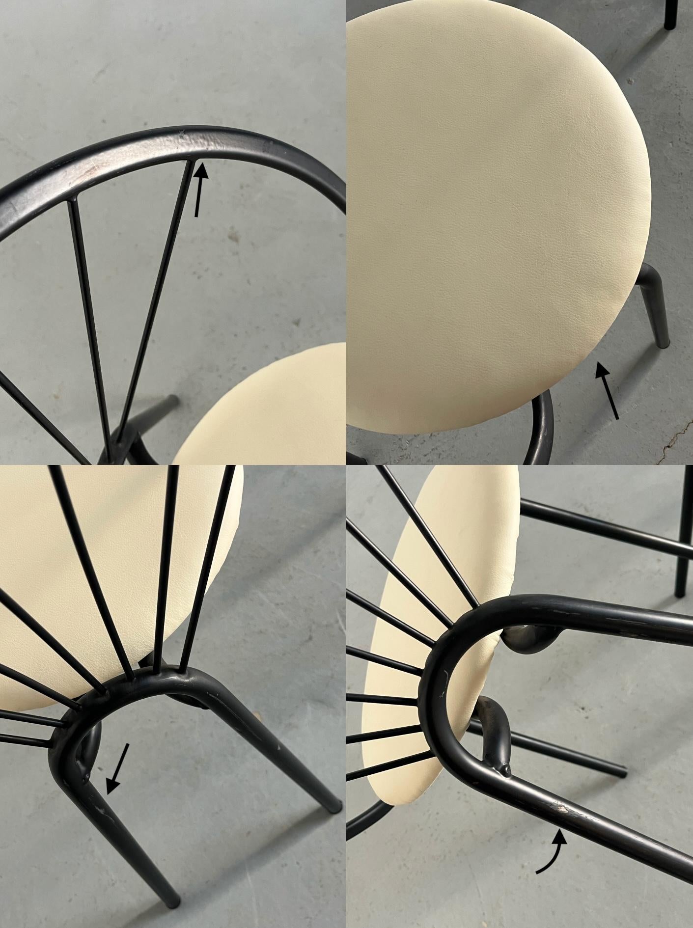 Circular Garden Chairs in Style of Paolo Pallucco