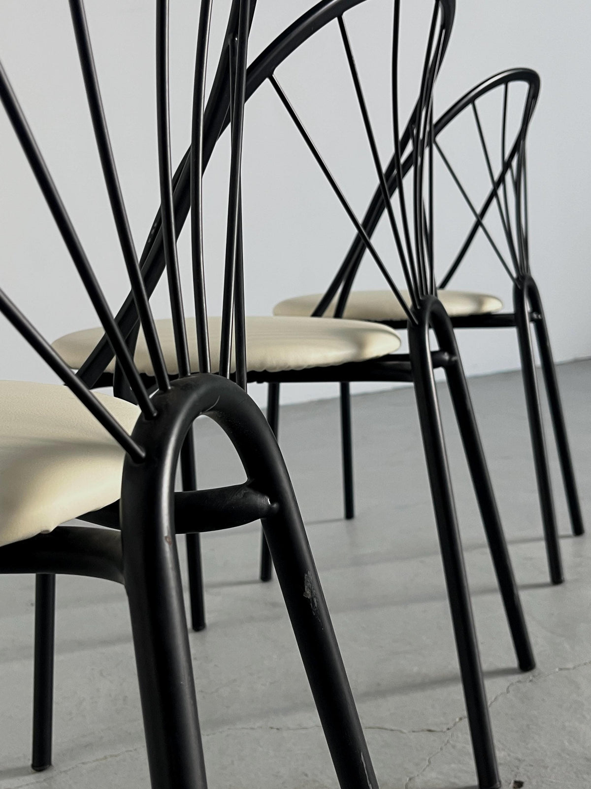 Circular Garden Chairs in Style of Paolo Pallucco