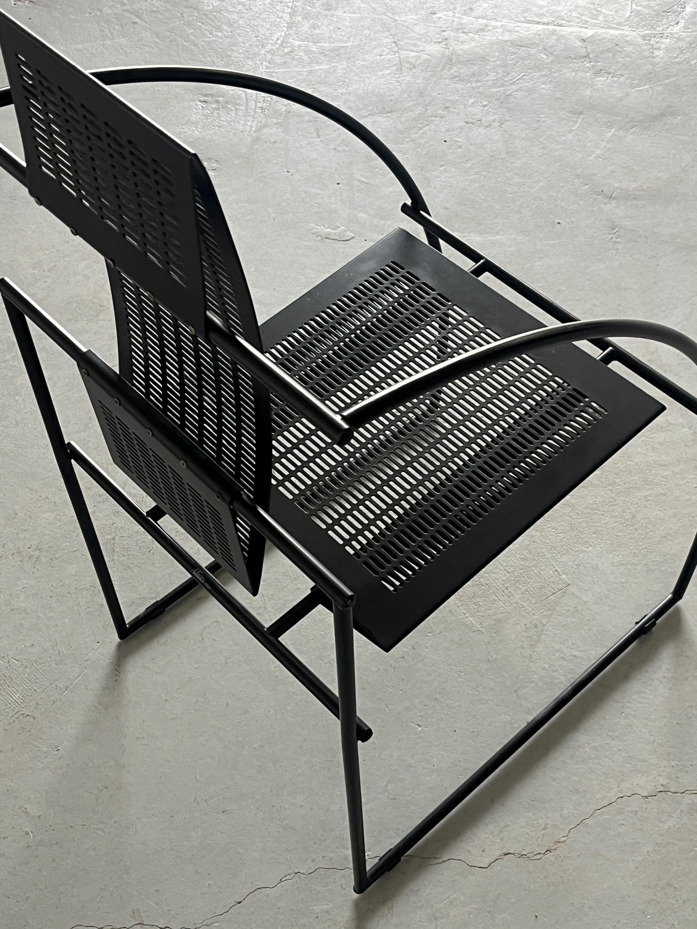 ‘Quinta’ Armchair by Mario Botta for Alias