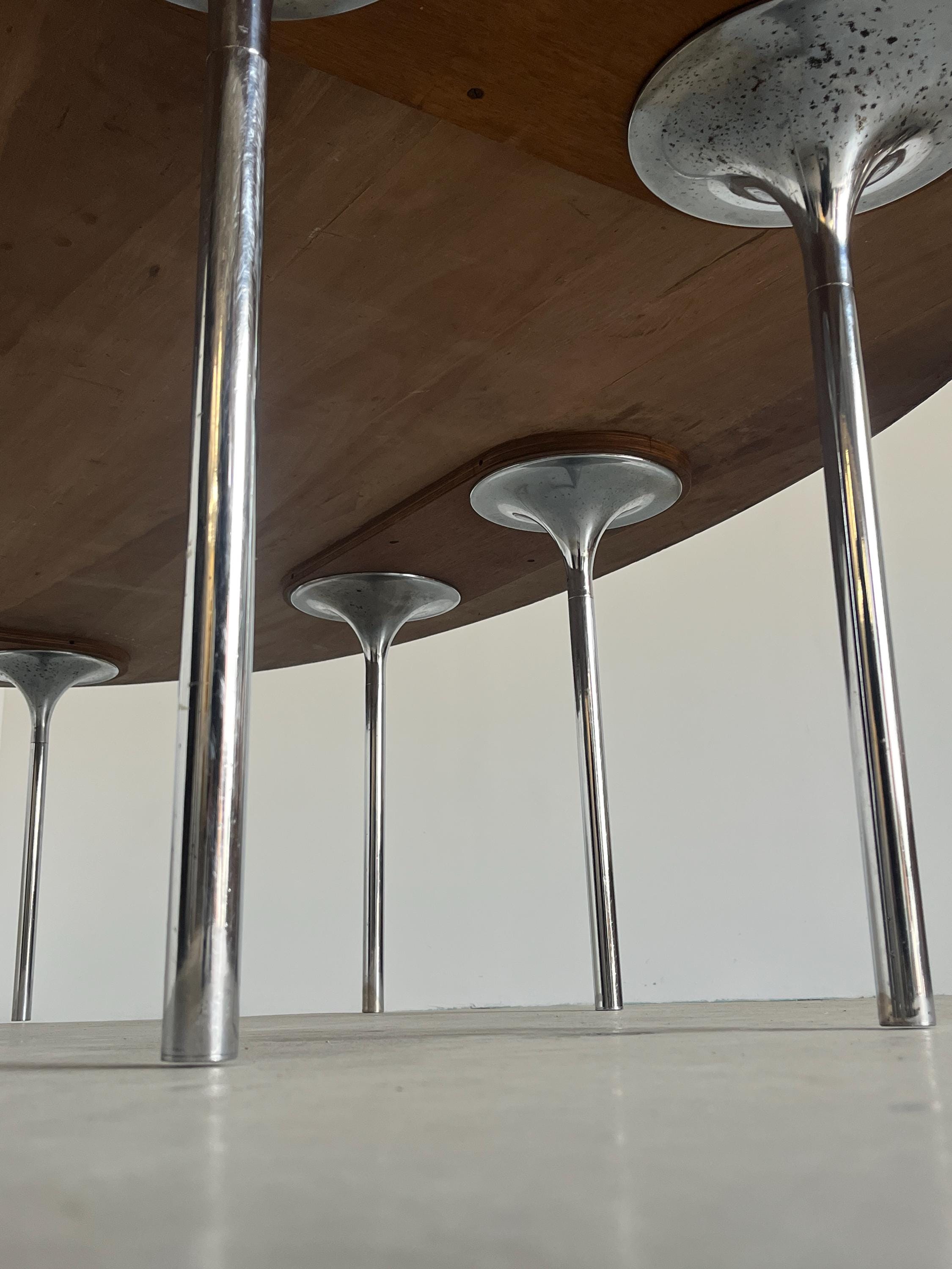 Large Mid-Century Conference Table