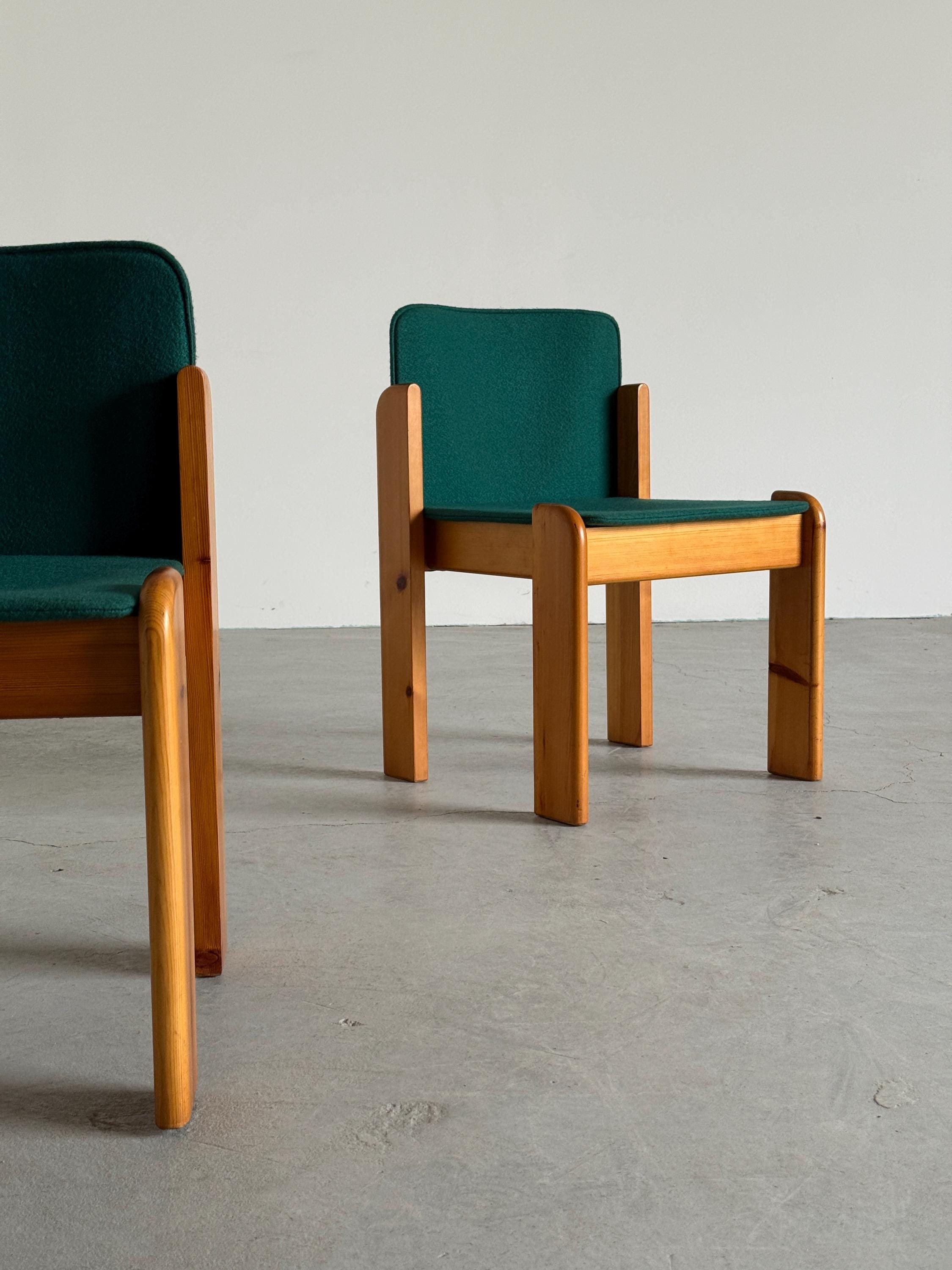Postmodern Solid Pine Armchairs