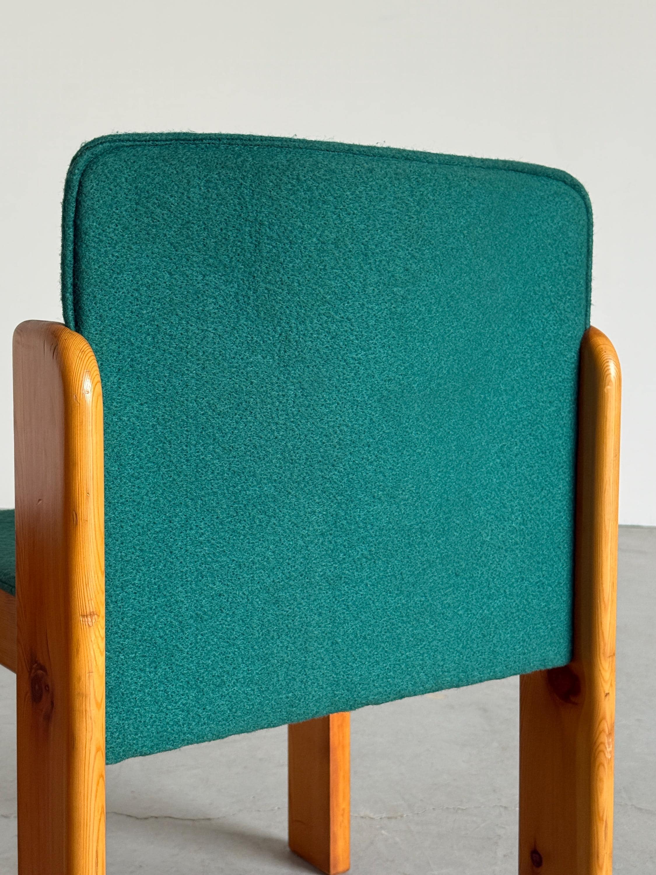 Postmodern Solid Pine Armchairs