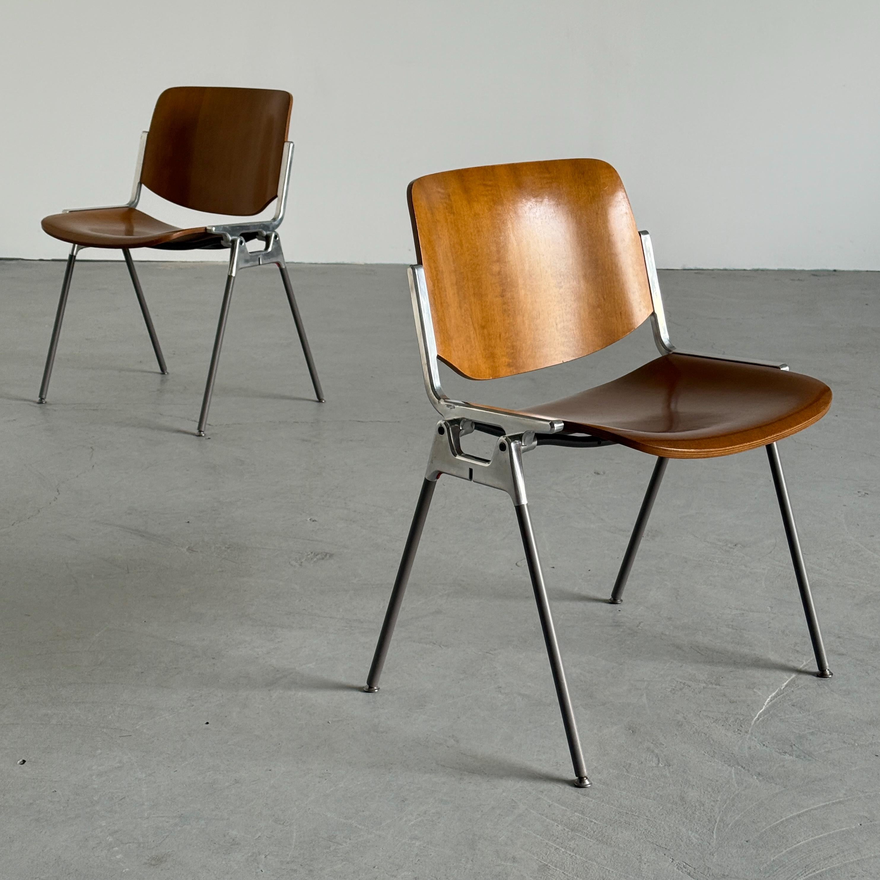 'DSC 106' Chairs by Giancarlo Piretti for Anonima Castelli