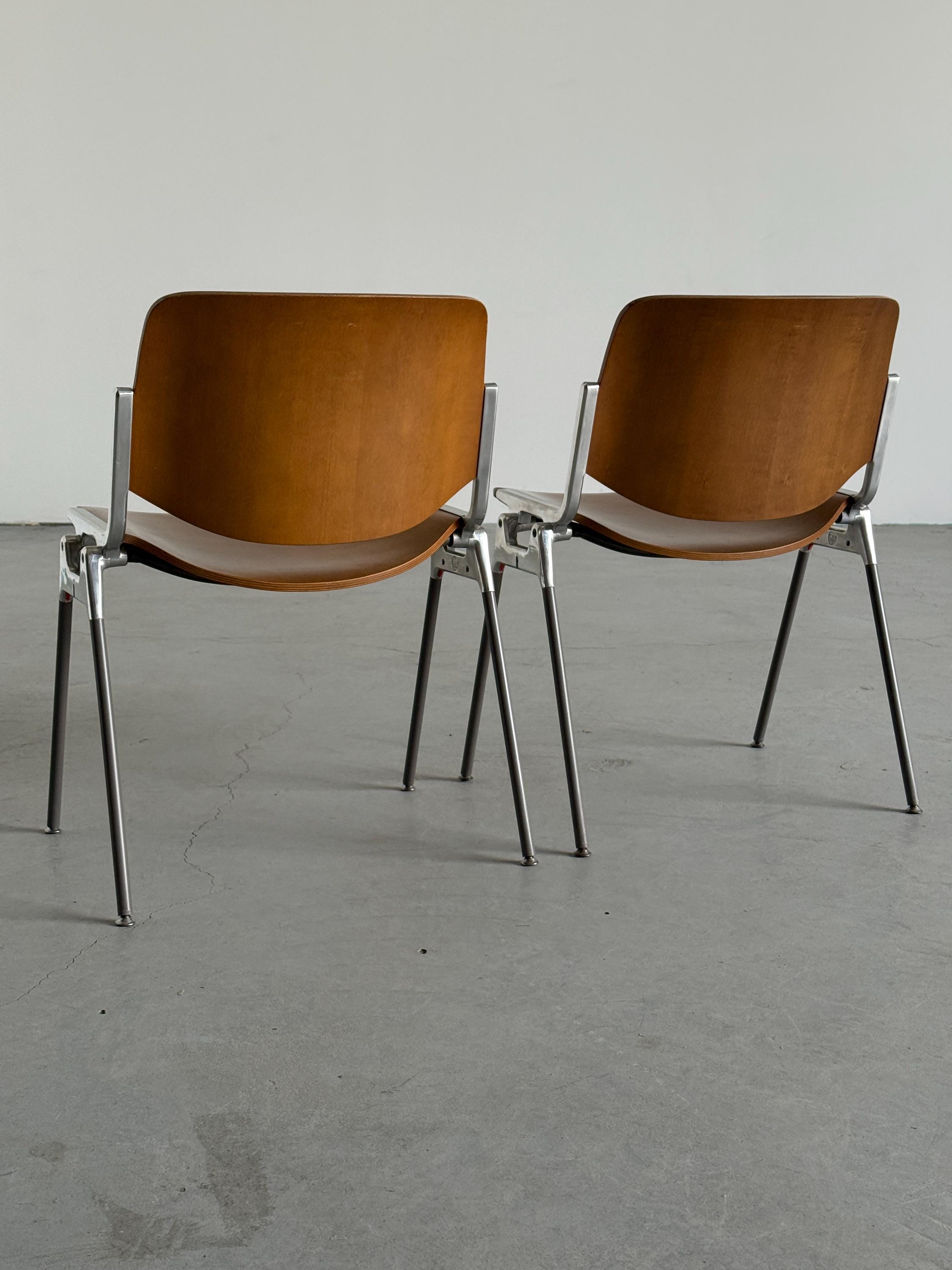 'DSC 106' Chairs by Giancarlo Piretti for Anonima Castelli