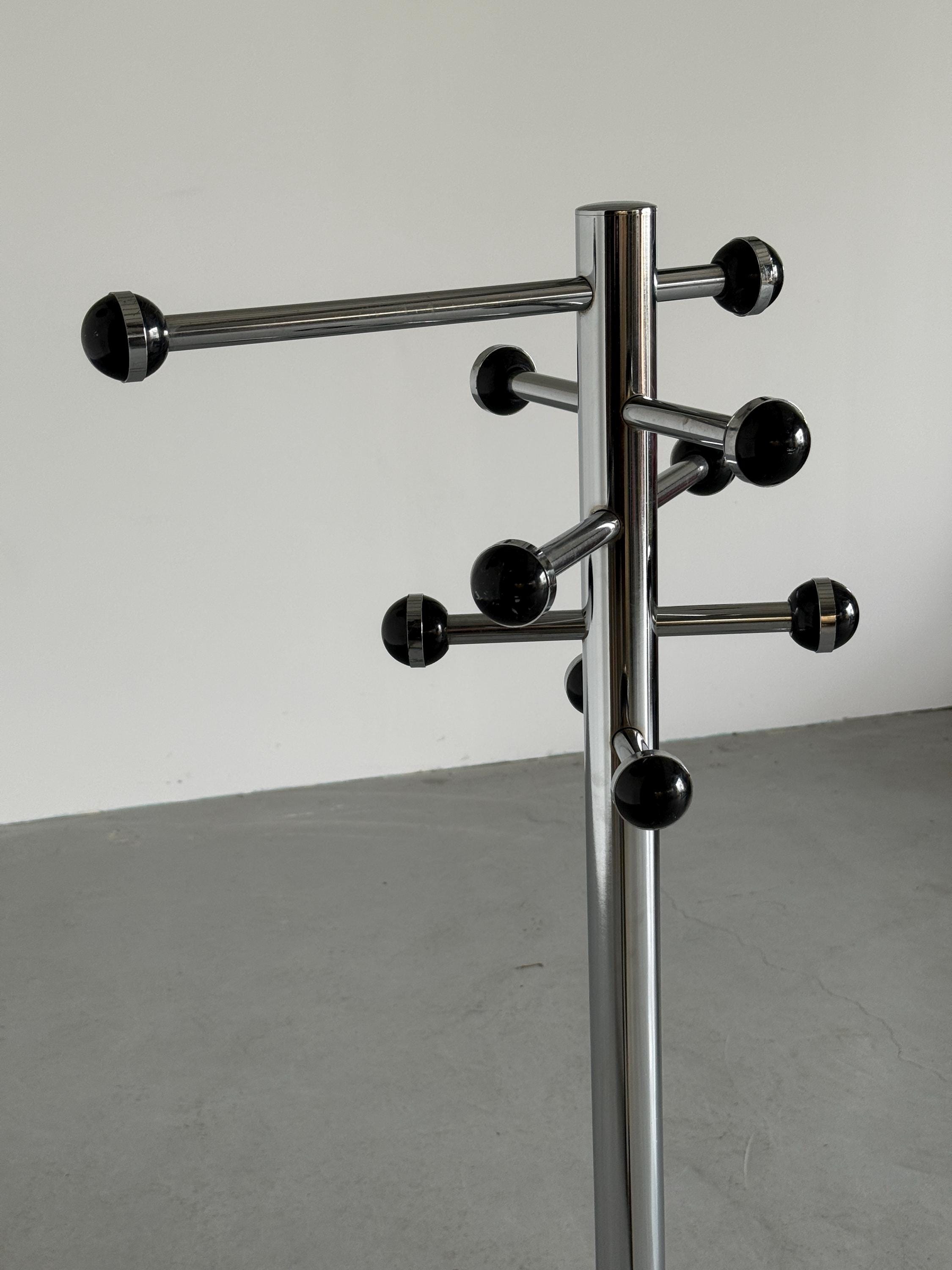 Space Age Chrome Coat Stand