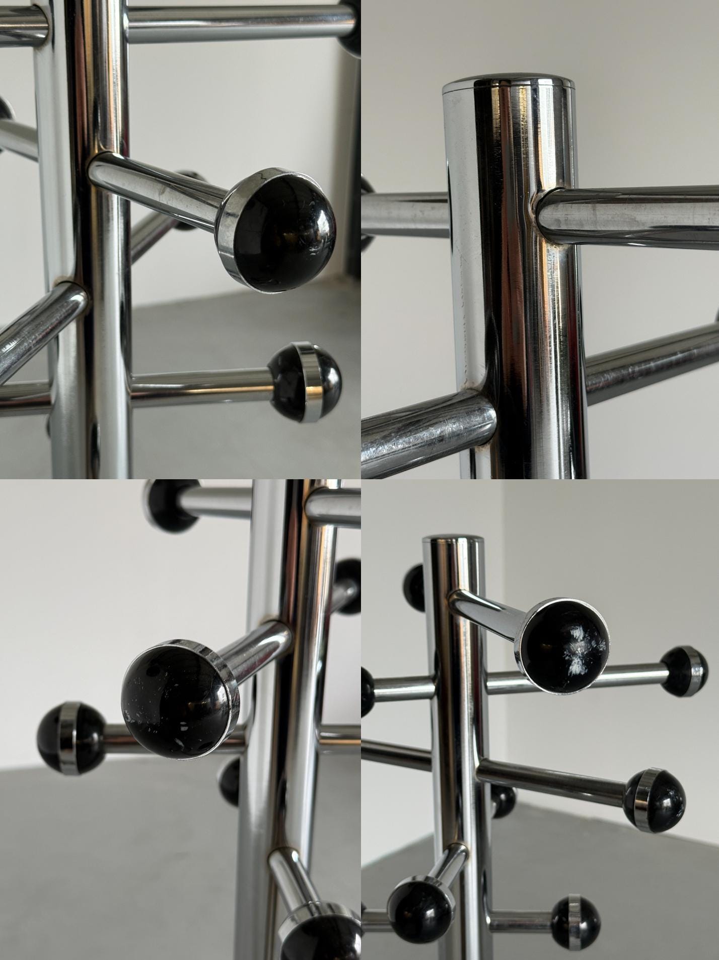 Space Age Chrome Coat Stand