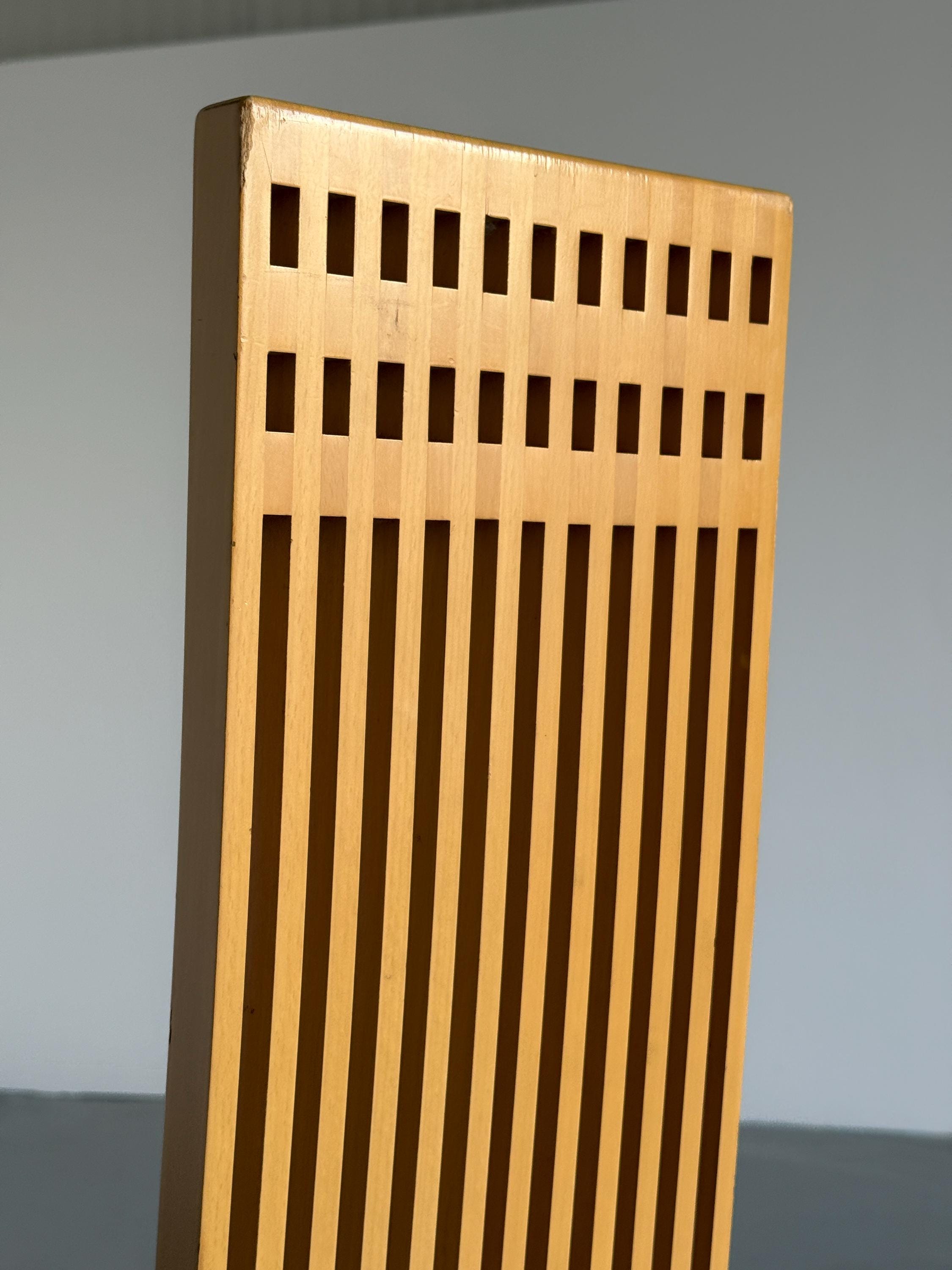 Postmodern High Back Dining Chair