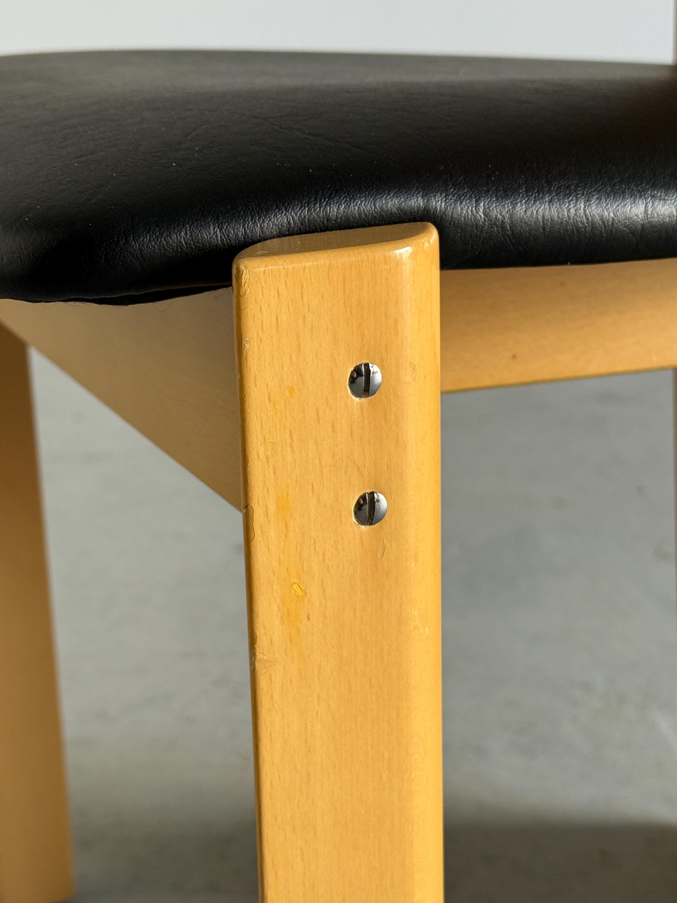 Postmodern High Back Dining Chair