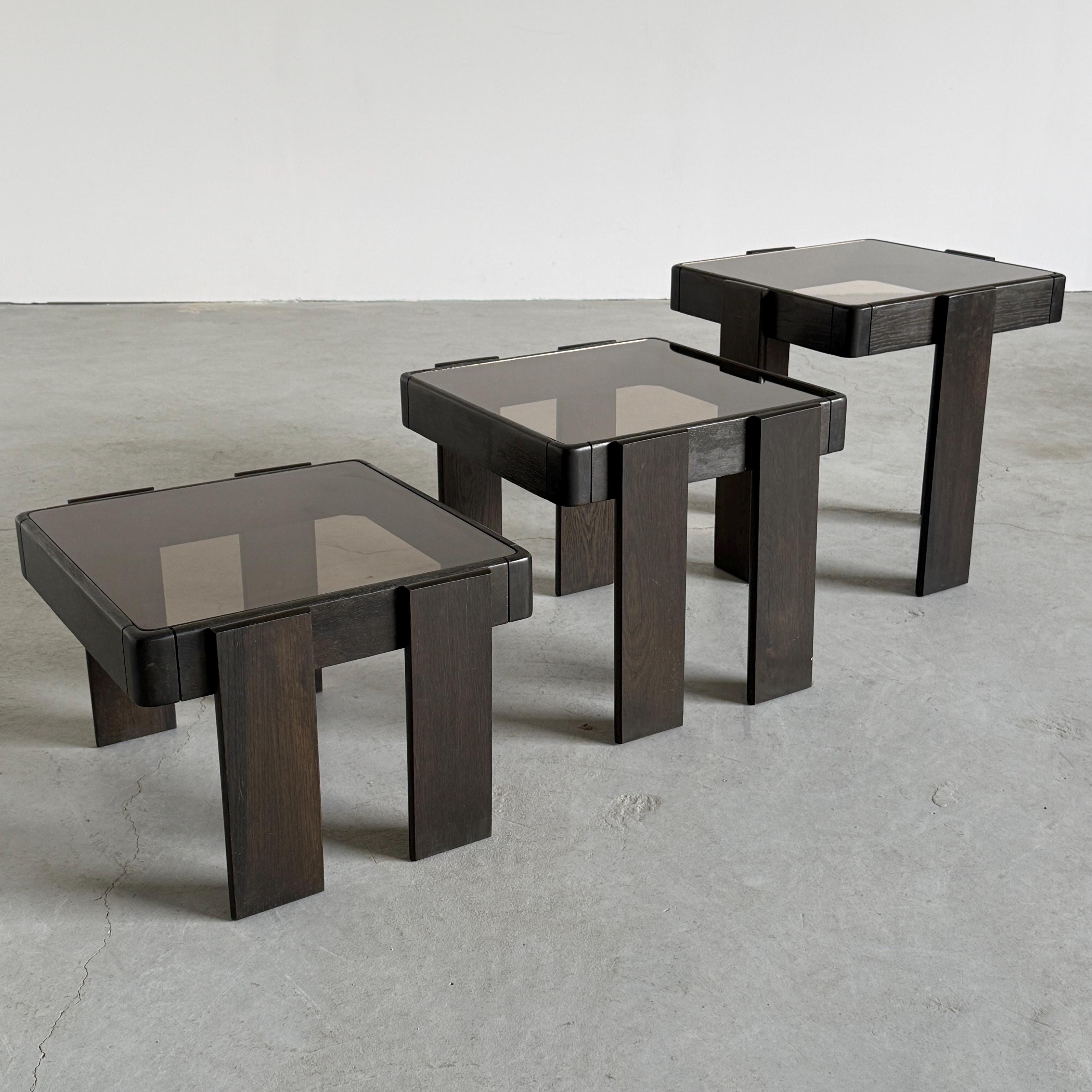 Nesting Tables by Gianfranco Frattini for Meblo