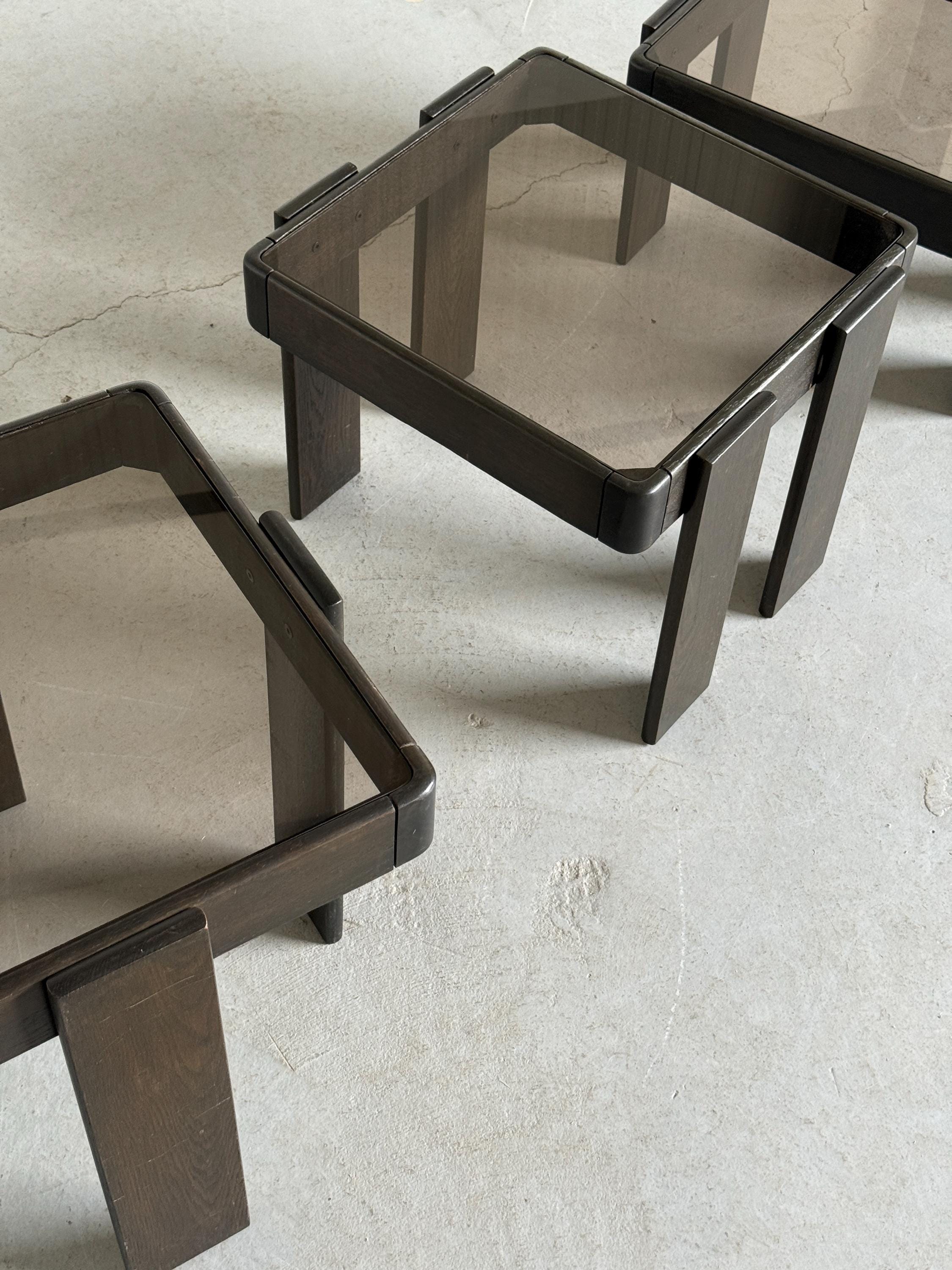 Nesting Tables by Gianfranco Frattini for Meblo