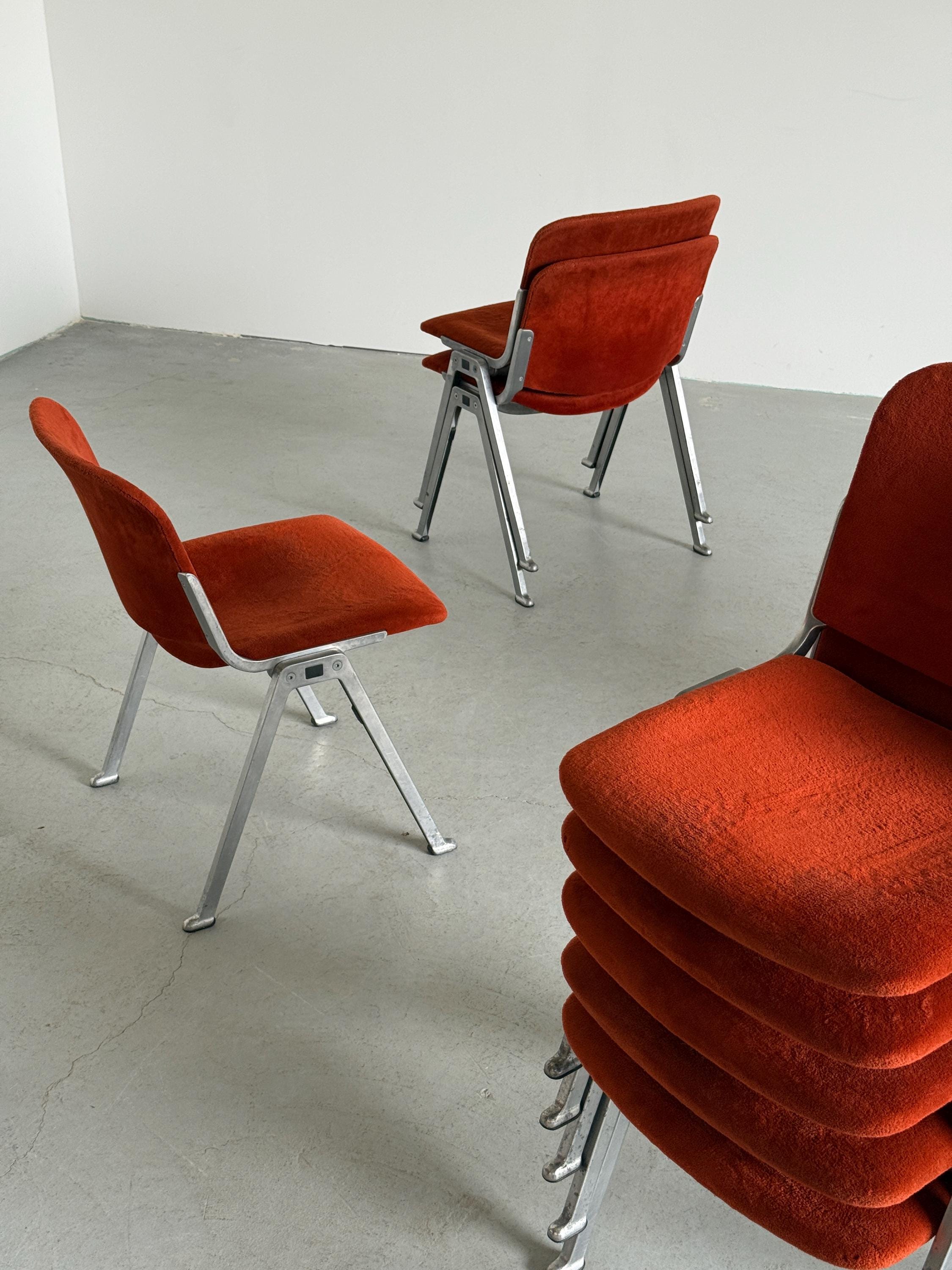 Industrial Aluminium Stackable Chairs