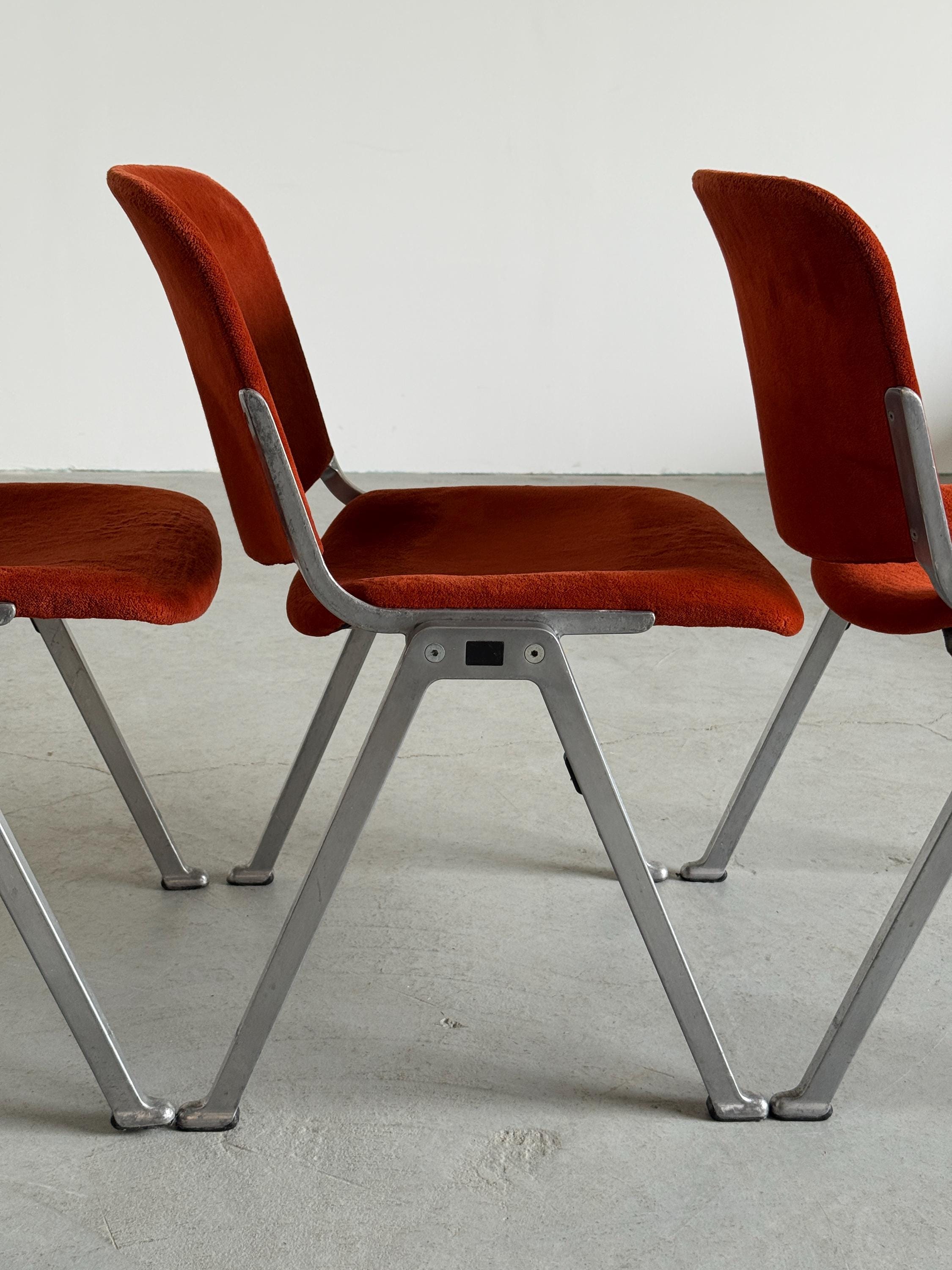 Industrial Aluminium Stackable Chairs