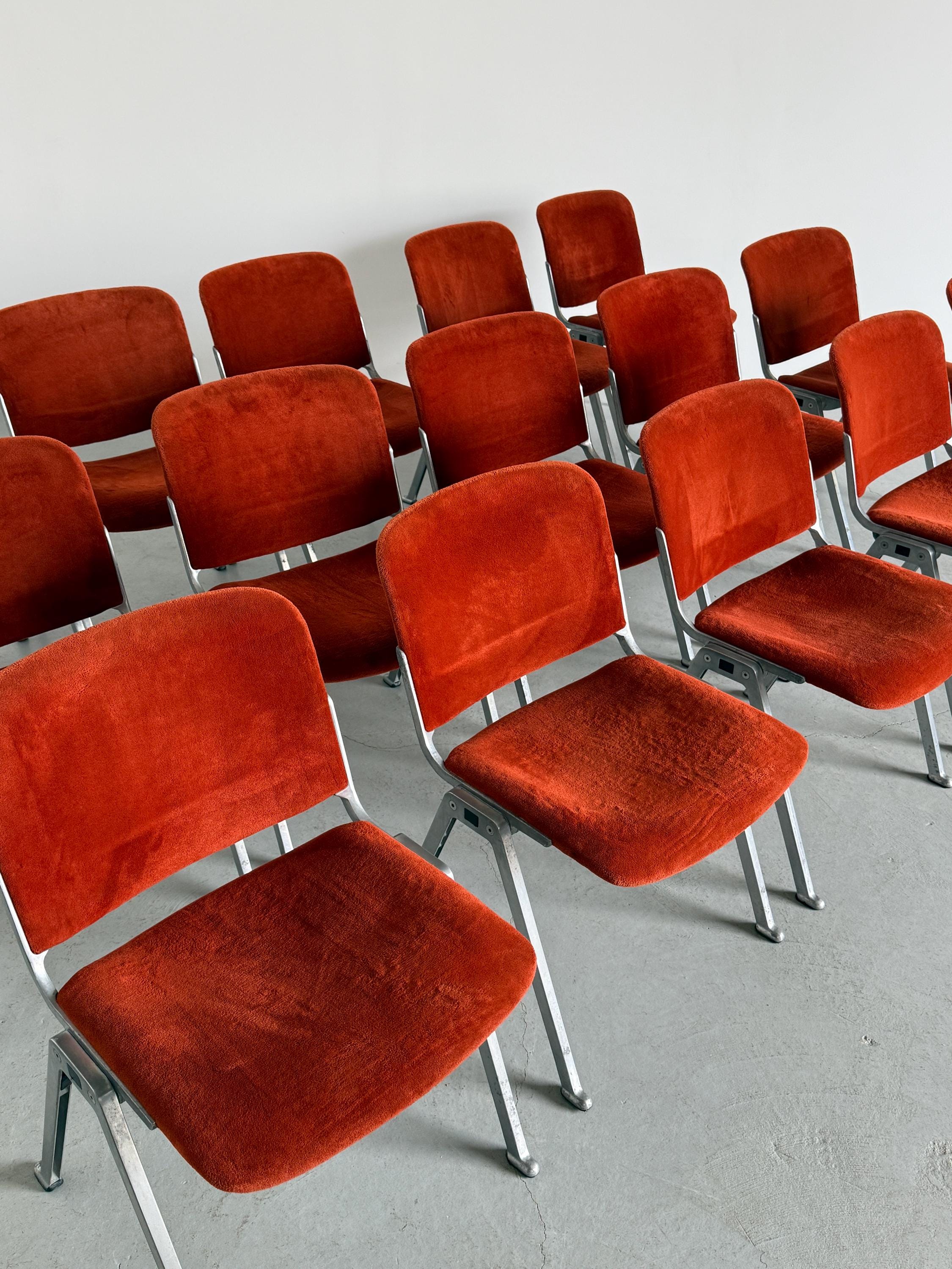 Industrial Aluminium Stackable Chairs